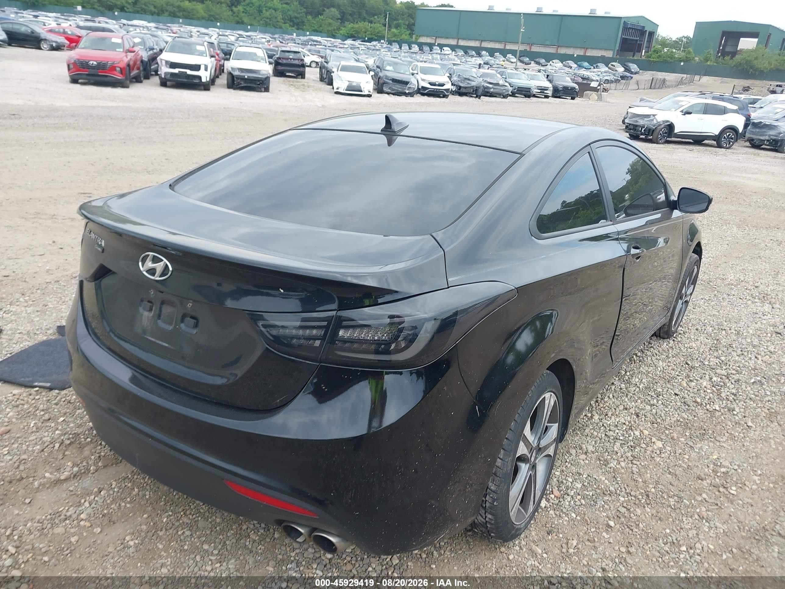 2013 Hyundai Elantra Se Black vin: KMHDH6AE8DU005447