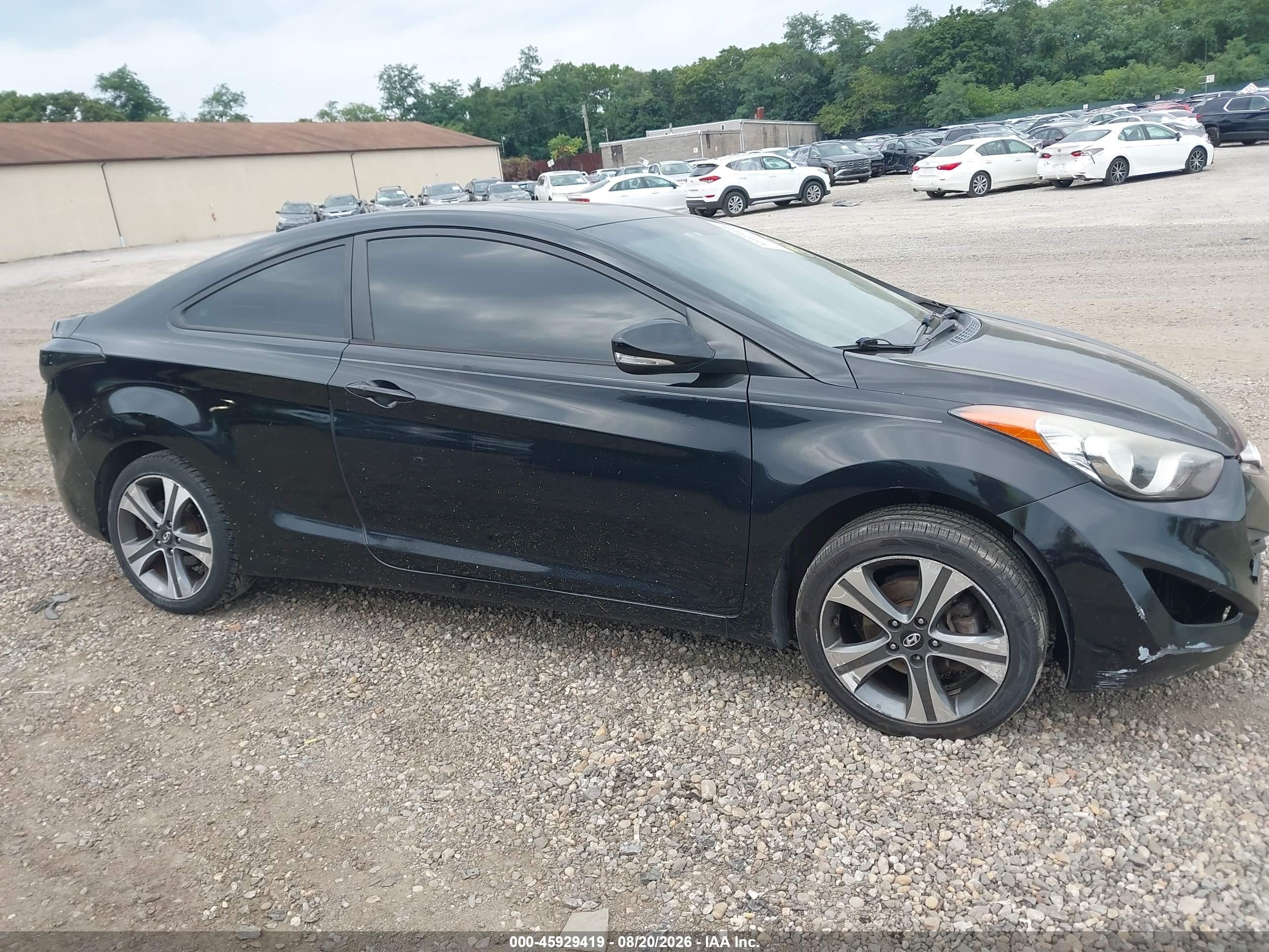 2013 Hyundai Elantra Se Black vin: KMHDH6AE8DU005447