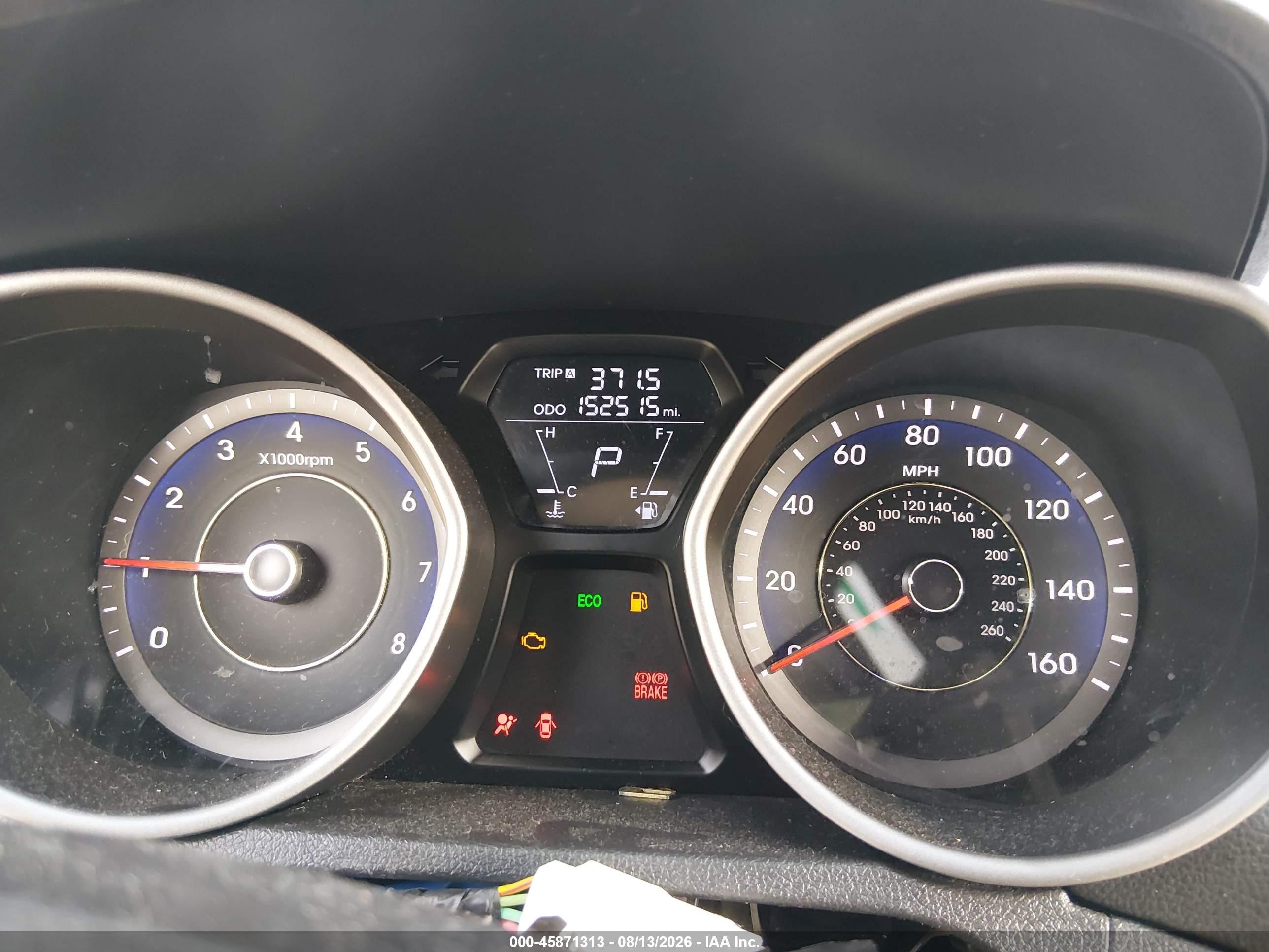 2013 Hyundai Elantra Se Silver vin: KMHDH6AE8DU006095