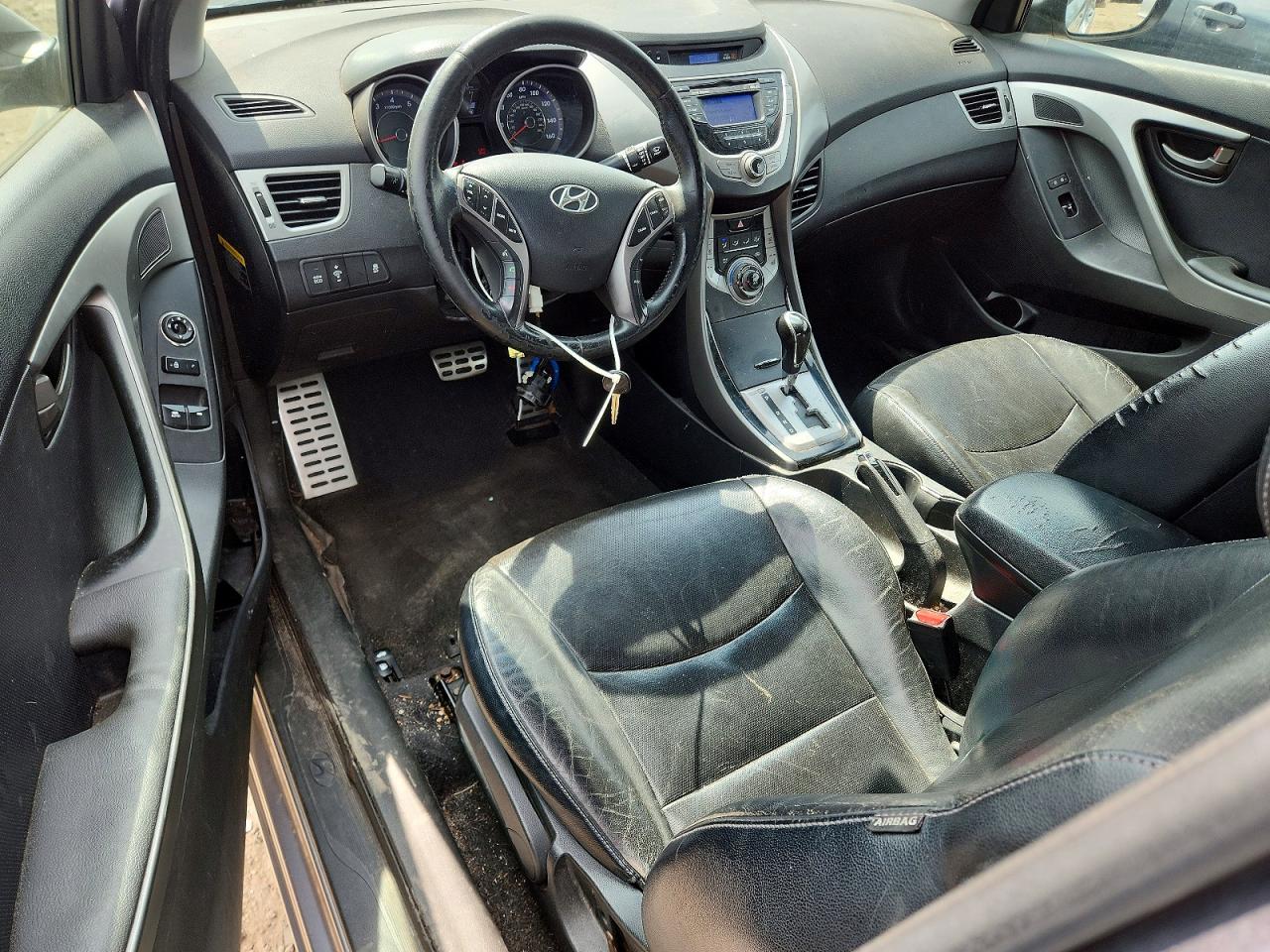 2013 Hyundai Elantra Coupe Se Gray vin: KMHDH6AE8DU007974