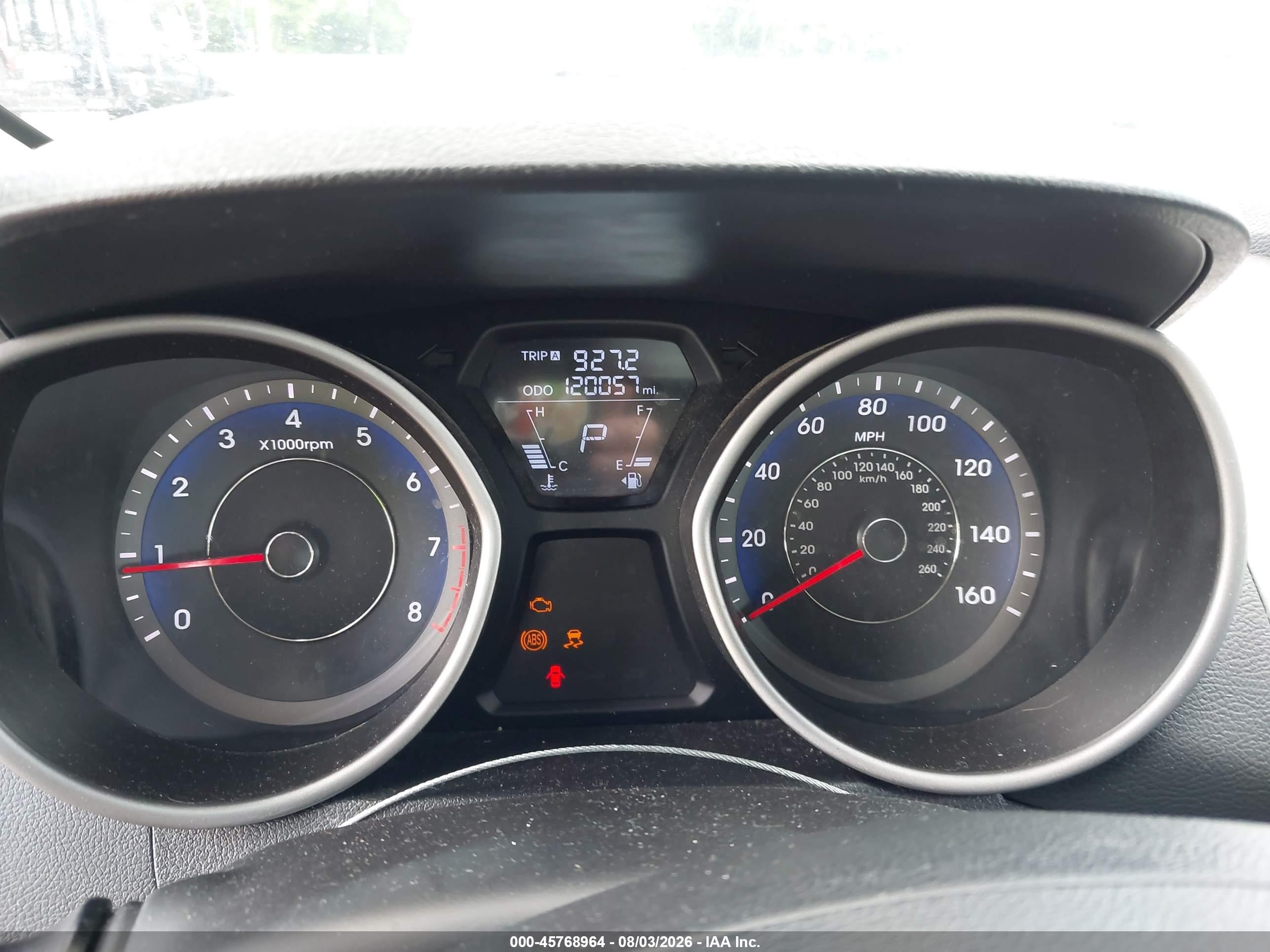2013 Hyundai Elantra Gs Silver vin: KMHDH6AE8DU009255