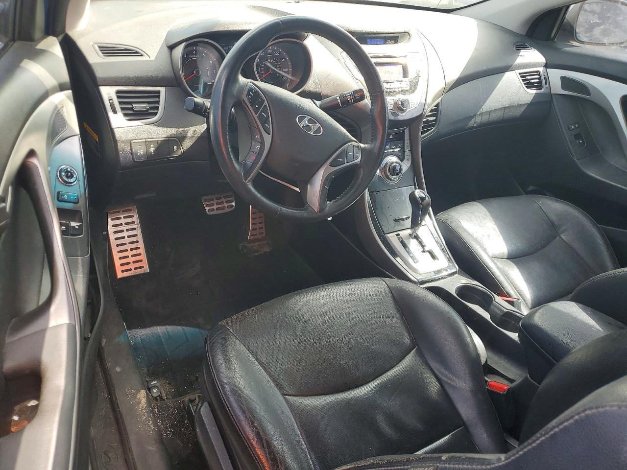 2013 Hyundai Elantra Coupe Se Blue vin: KMHDH6AE8DU013354