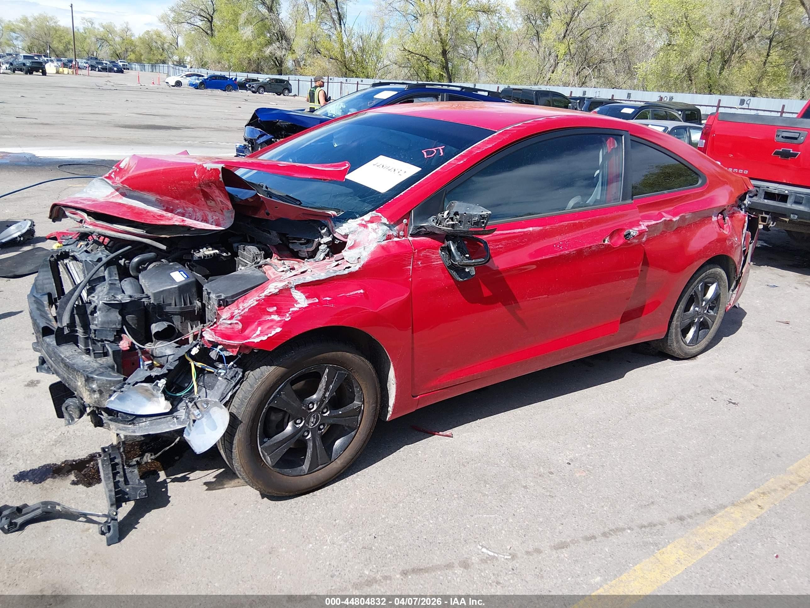 2013 Hyundai Elantra Gs Red vin: KMHDH6AE8DU013628
