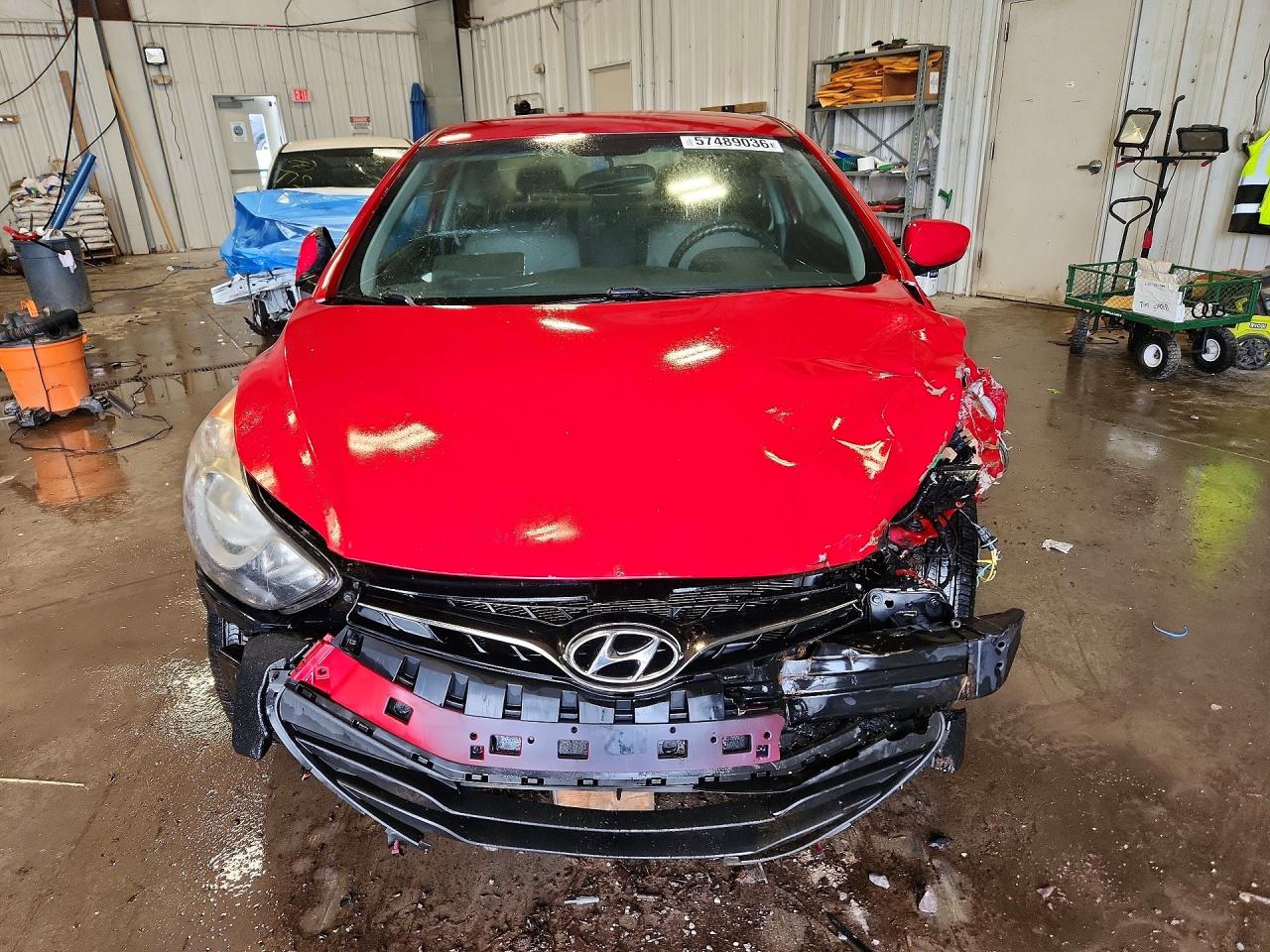 2013 Hyundai Elantra Coupe Gs Red vin: KMHDH6AE8DU016948