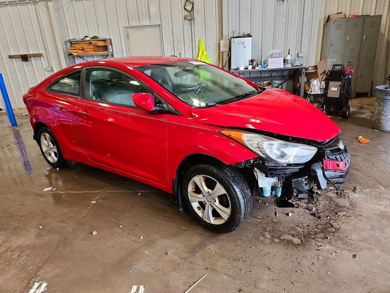 2013 Hyundai Elantra Coupe Gs Red vin: KMHDH6AE8DU016948
