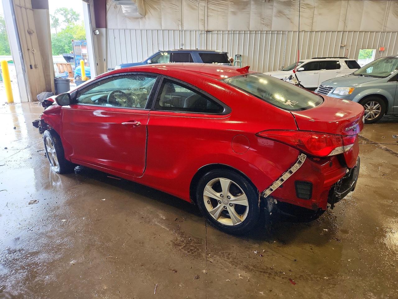 2013 Hyundai Elantra Coupe Gs Red vin: KMHDH6AE8DU016948