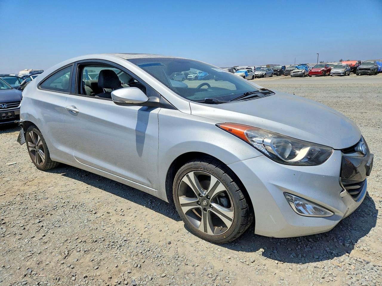 2013 Hyundai Elantra Coupe Se Silver vin: KMHDH6AE9DU001178