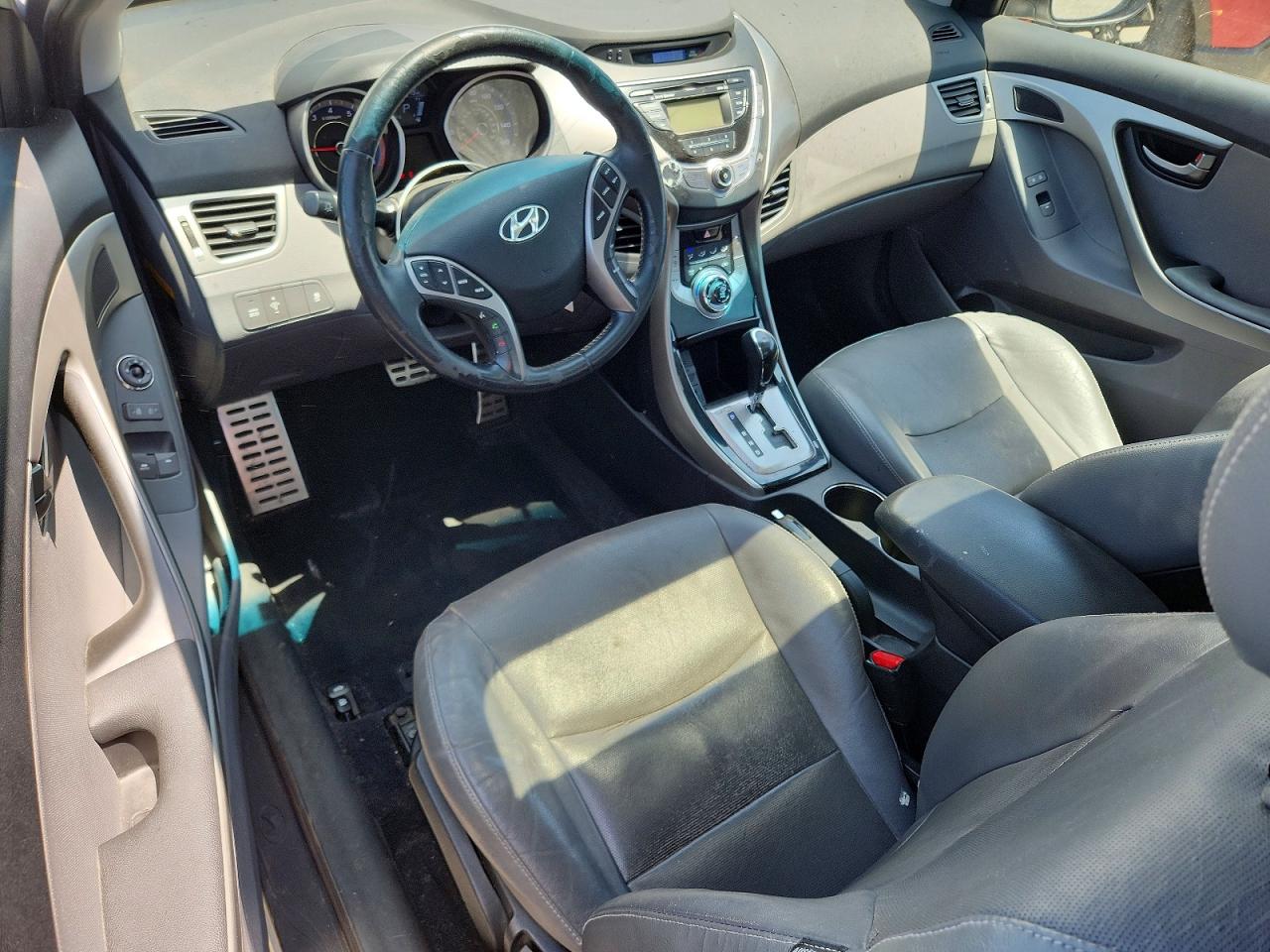 2013 Hyundai Elantra Coupe Se Silver vin: KMHDH6AE9DU001178