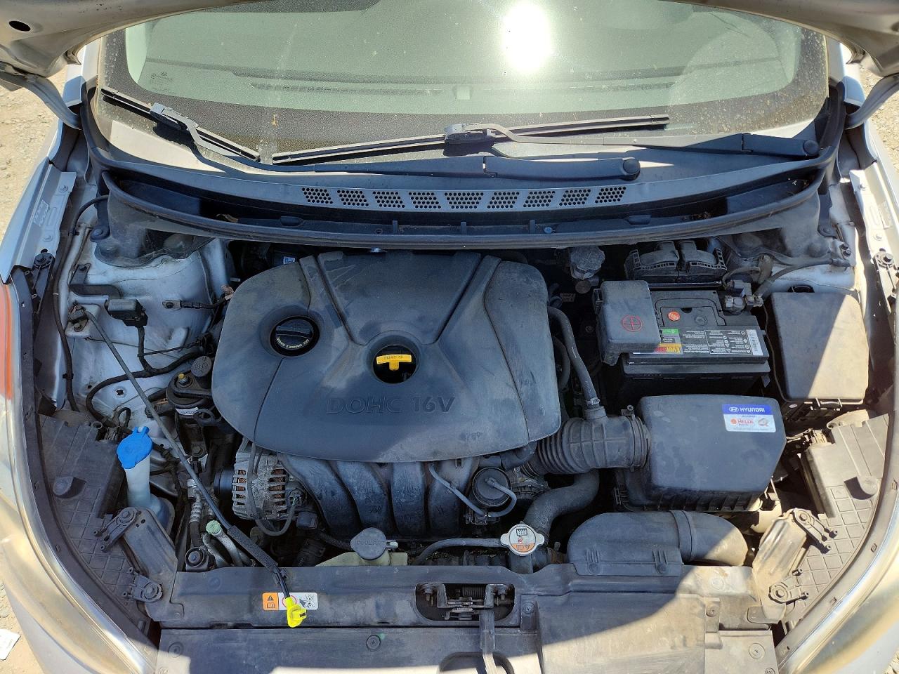 2013 Hyundai Elantra Coupe Se Silver vin: KMHDH6AE9DU001178