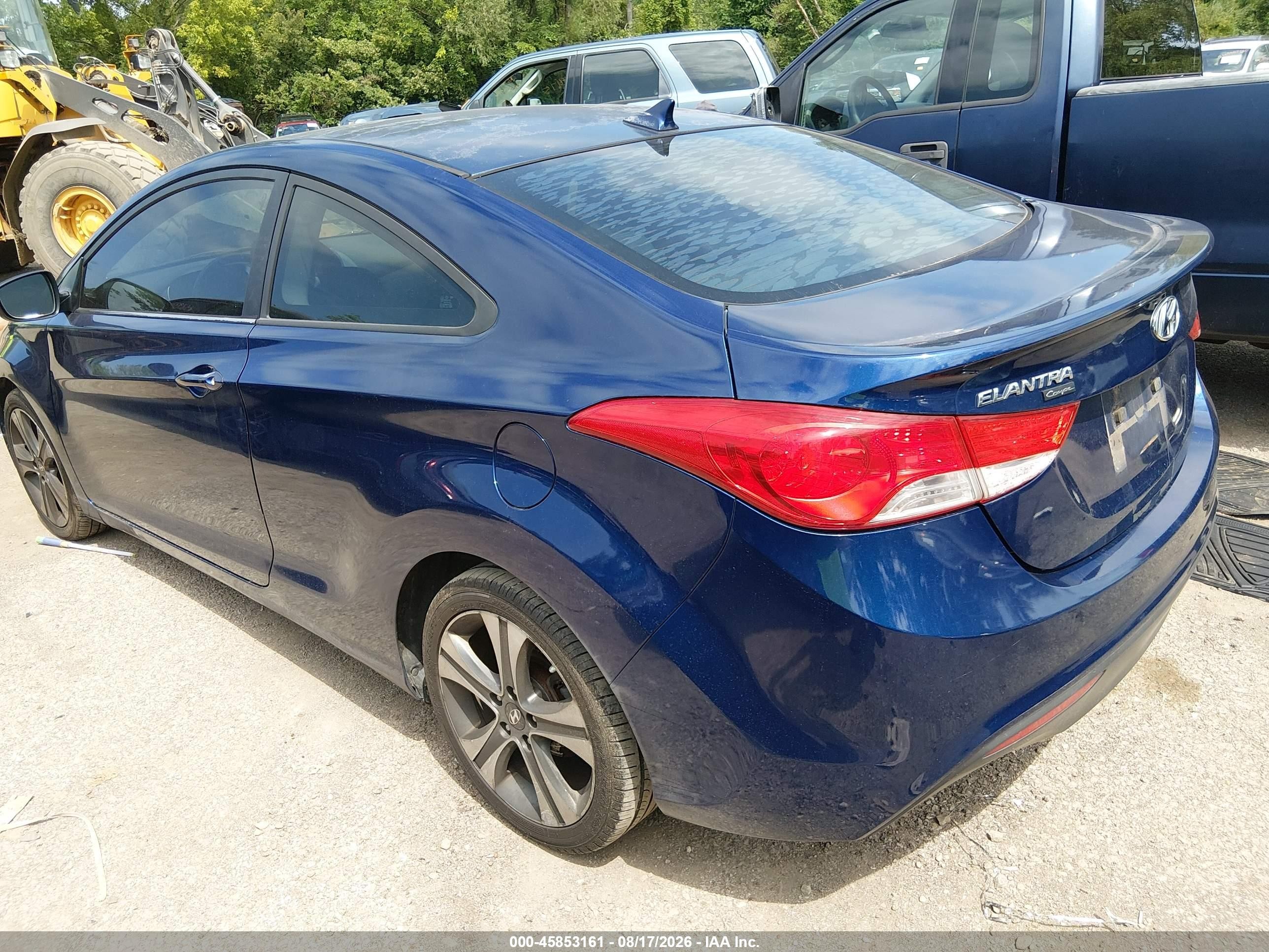 2013 Hyundai Elantra Se Синий vin: KMHDH6AEXDU005434