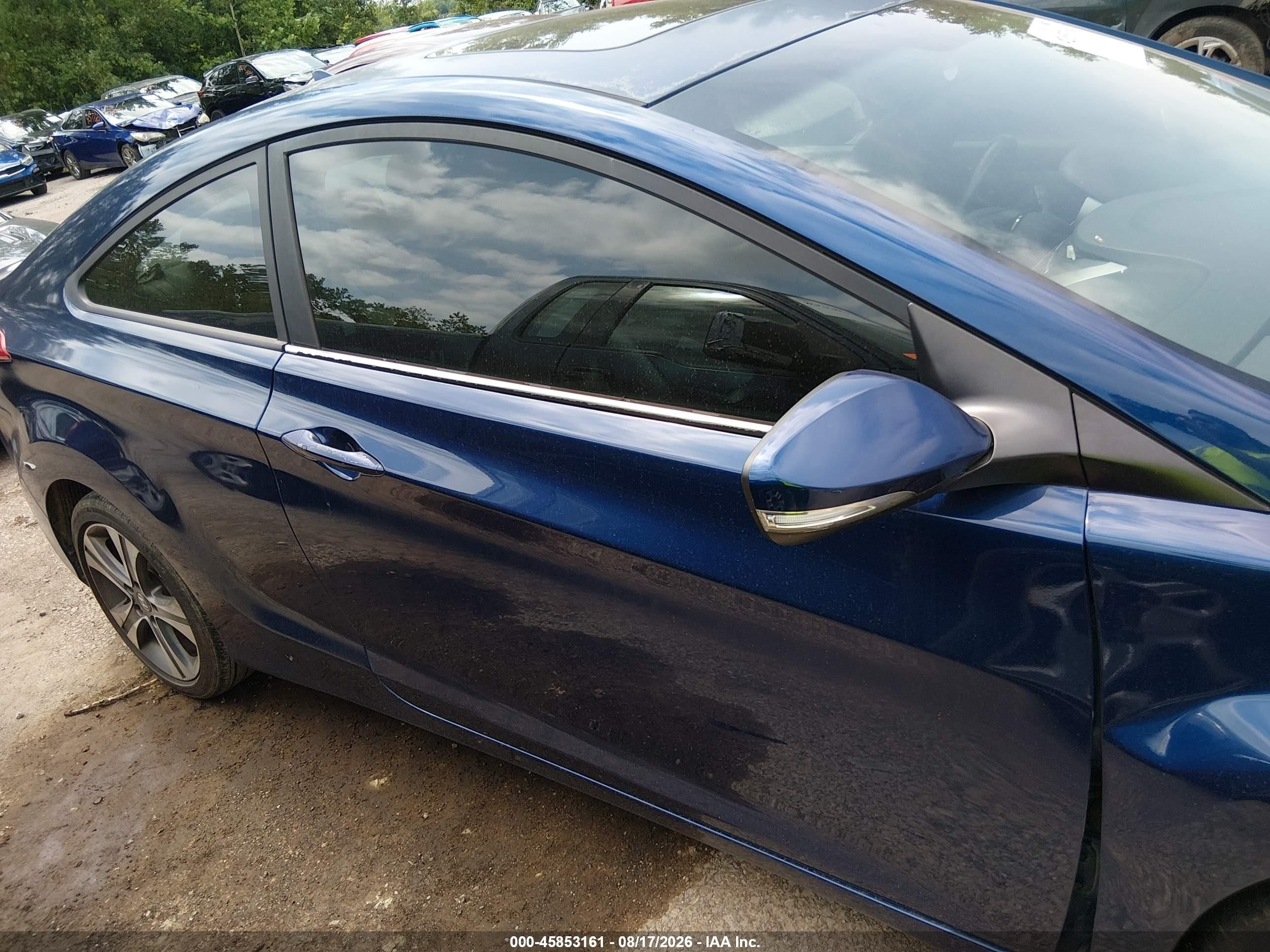 2013 Hyundai Elantra Se Синий vin: KMHDH6AEXDU005434