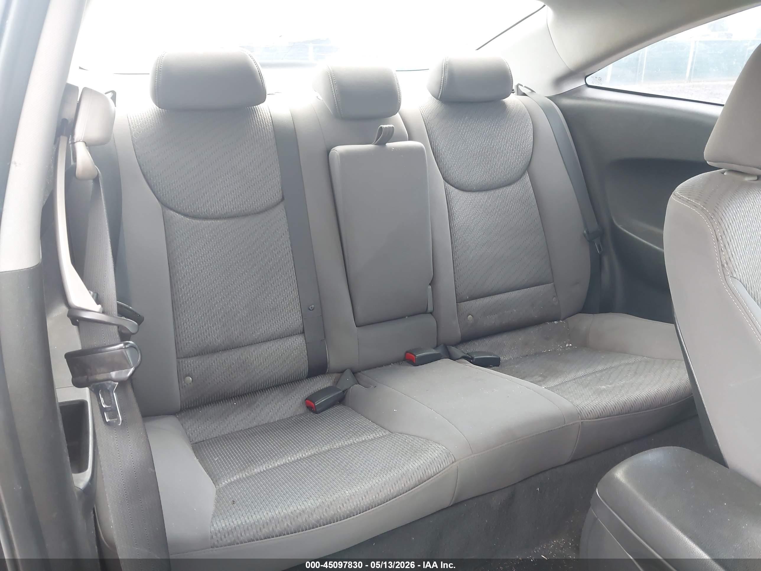 2013 Hyundai Elantra Gs Black vin: KMHDH6AEXDU005515