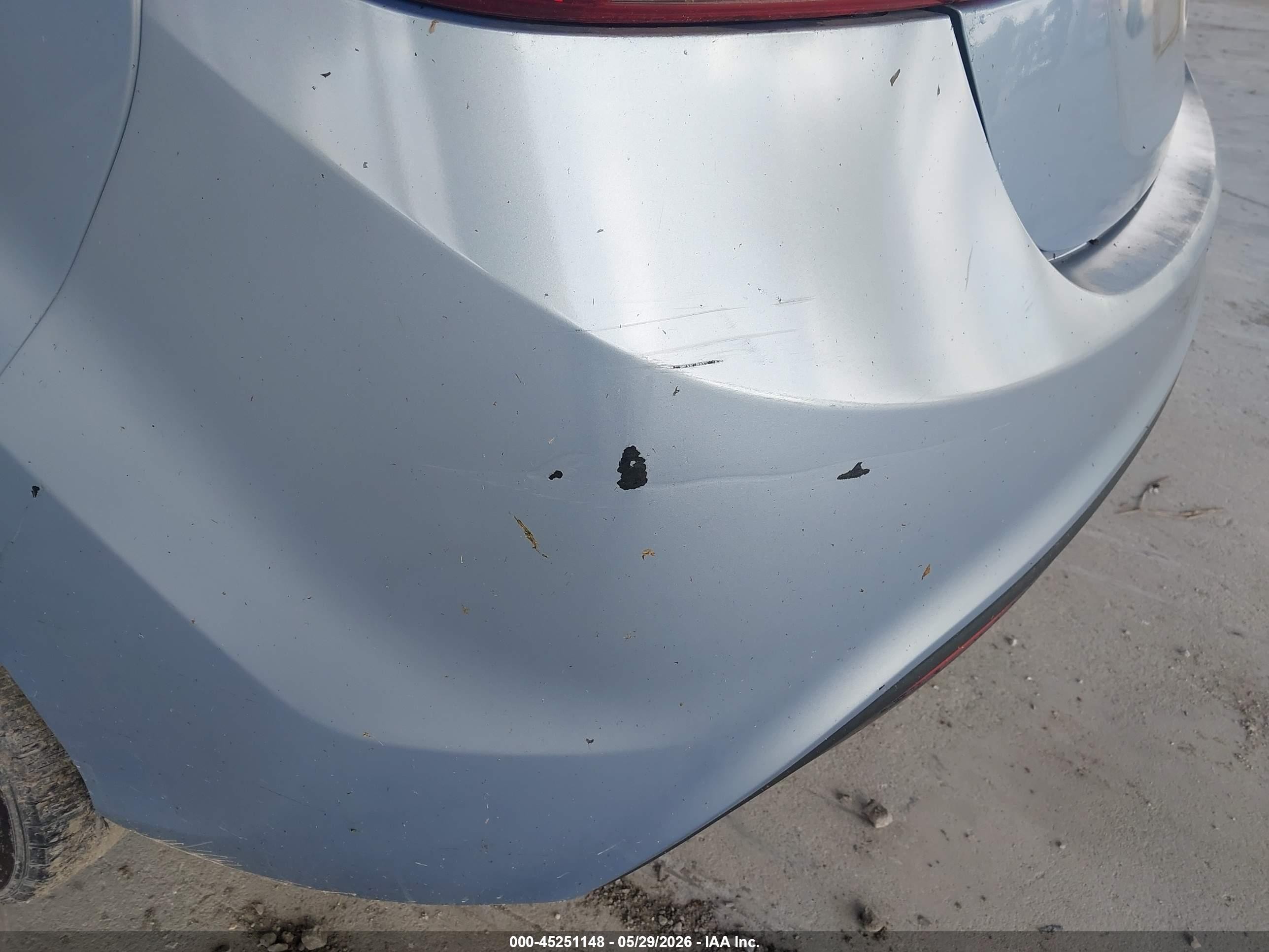 2013 Hyundai Elantra Gs Blue vin: KMHDH6AEXDU009547