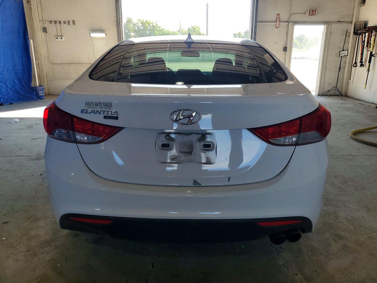 2013 Hyundai Elantra Coupe Gs White vin: KMHDH6AEXDU012836