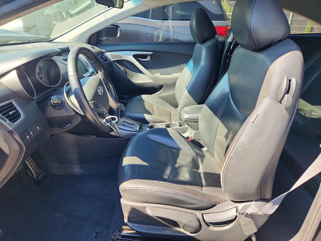 2013 Hyundai Elantra Coupe Se Black vin: KMHDH6AEXDU019561