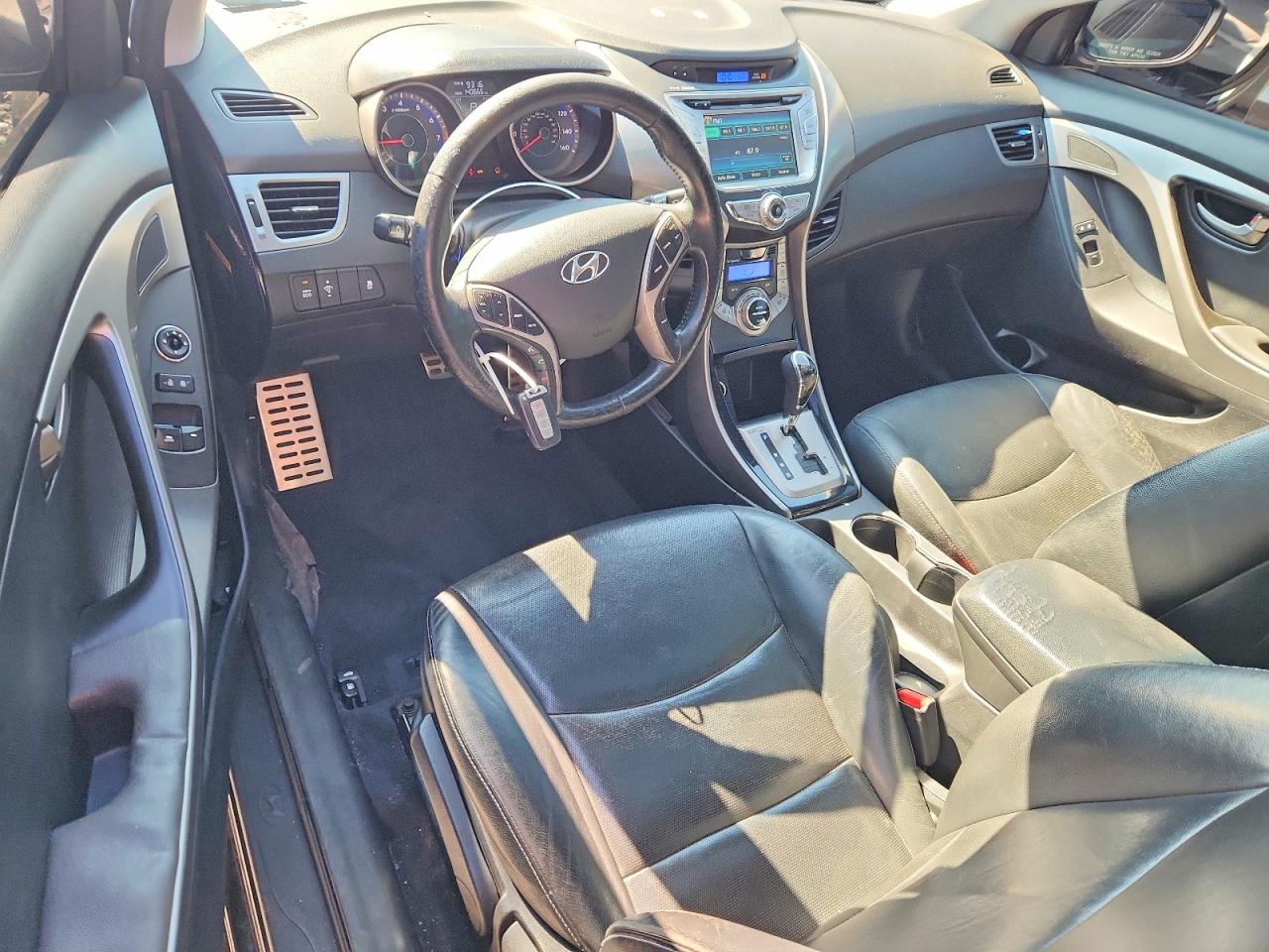 2013 Hyundai Elantra Coupe Se Black vin: KMHDH6AEXDU019561