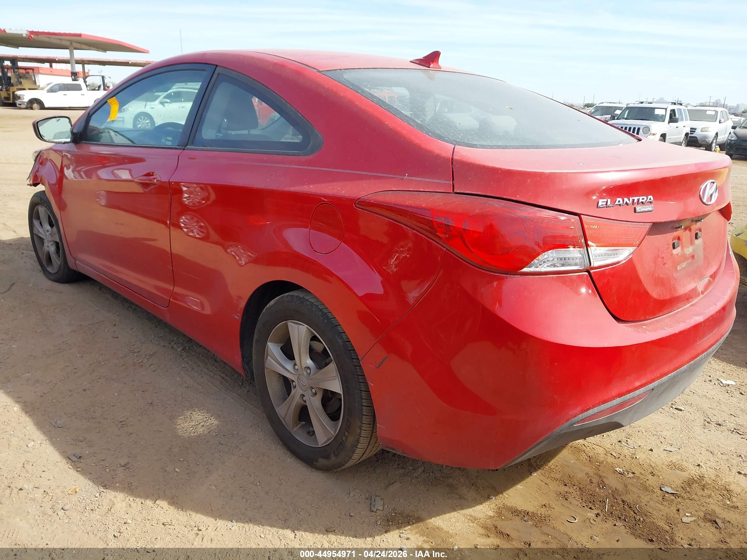 2013 Hyundai Elantra Gs Красный vin: KMHDH6AEXDU020564