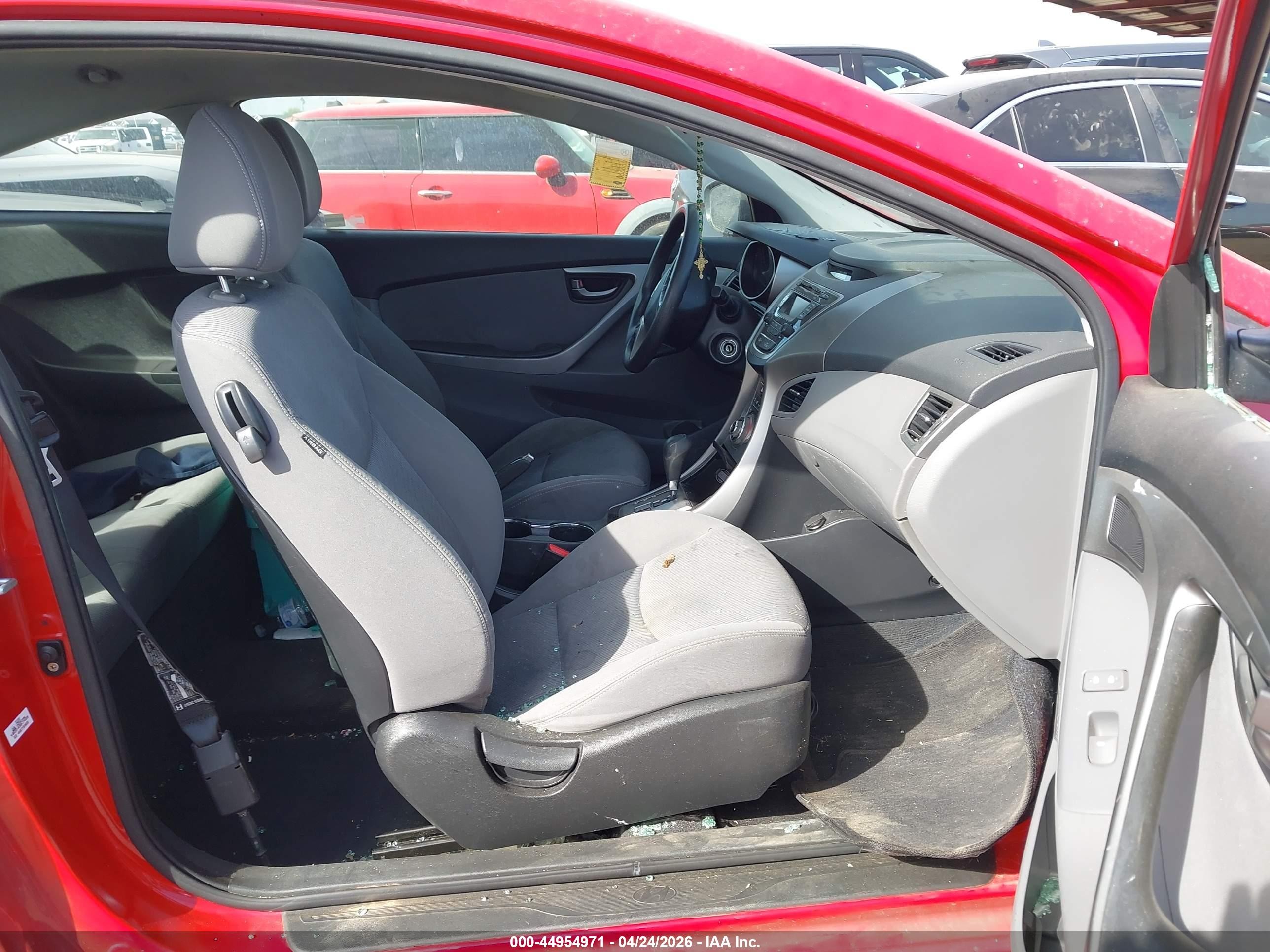 2013 Hyundai Elantra Gs Красный vin: KMHDH6AEXDU020564