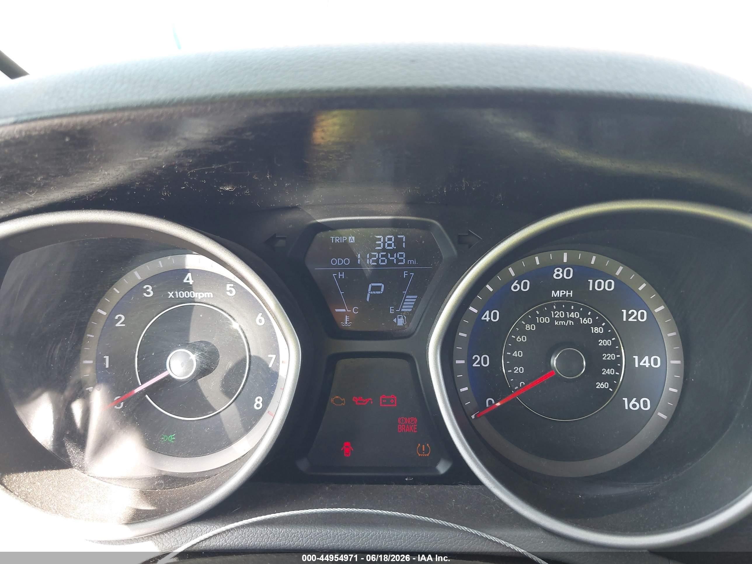 2013 Hyundai Elantra Gs Красный vin: KMHDH6AEXDU020564