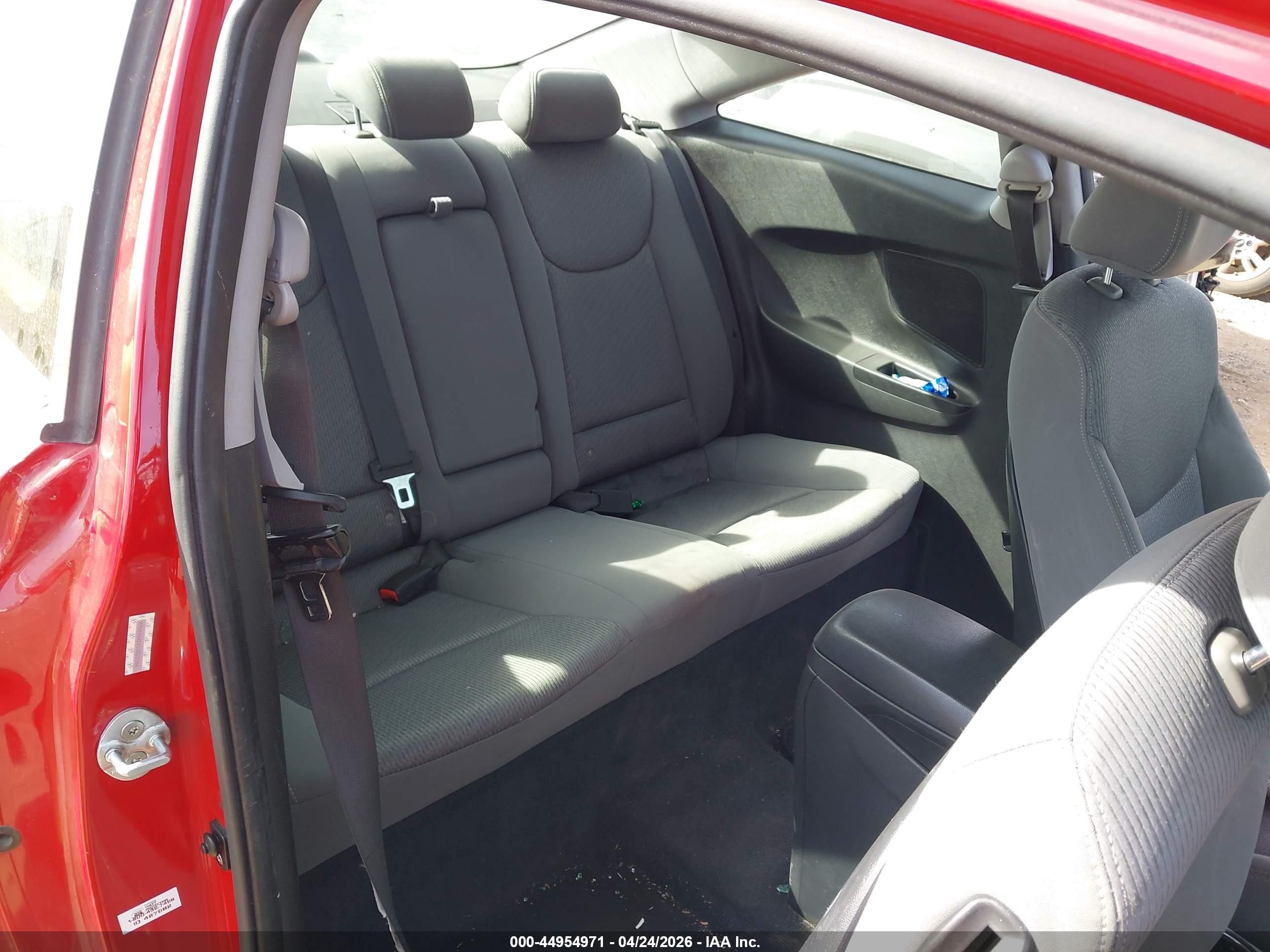 2013 Hyundai Elantra Gs Красный vin: KMHDH6AEXDU020564