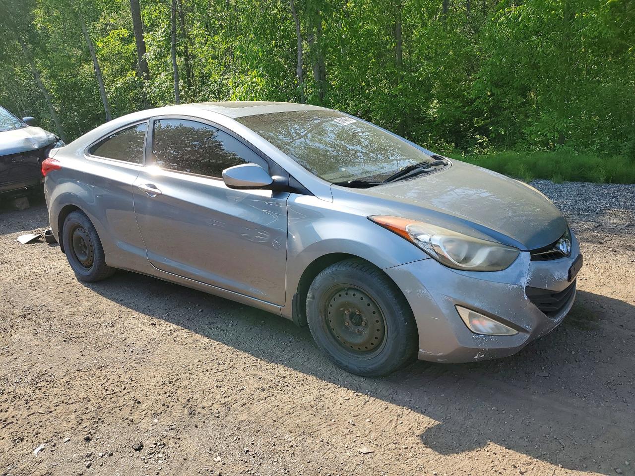 2013 Hyundai Elantra Coupe Gs Silver vin: KMHDH6AEXDU022993