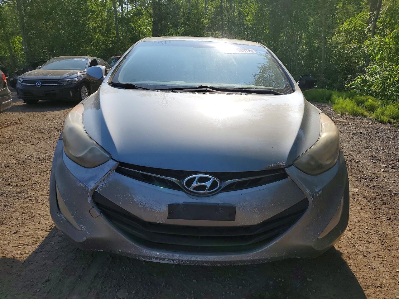 2013 Hyundai Elantra Coupe Gs Silver vin: KMHDH6AEXDU022993