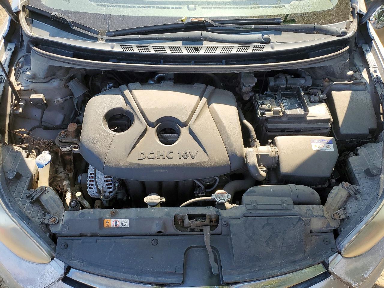 2013 Hyundai Elantra Coupe Gs Silver vin: KMHDH6AEXDU022993