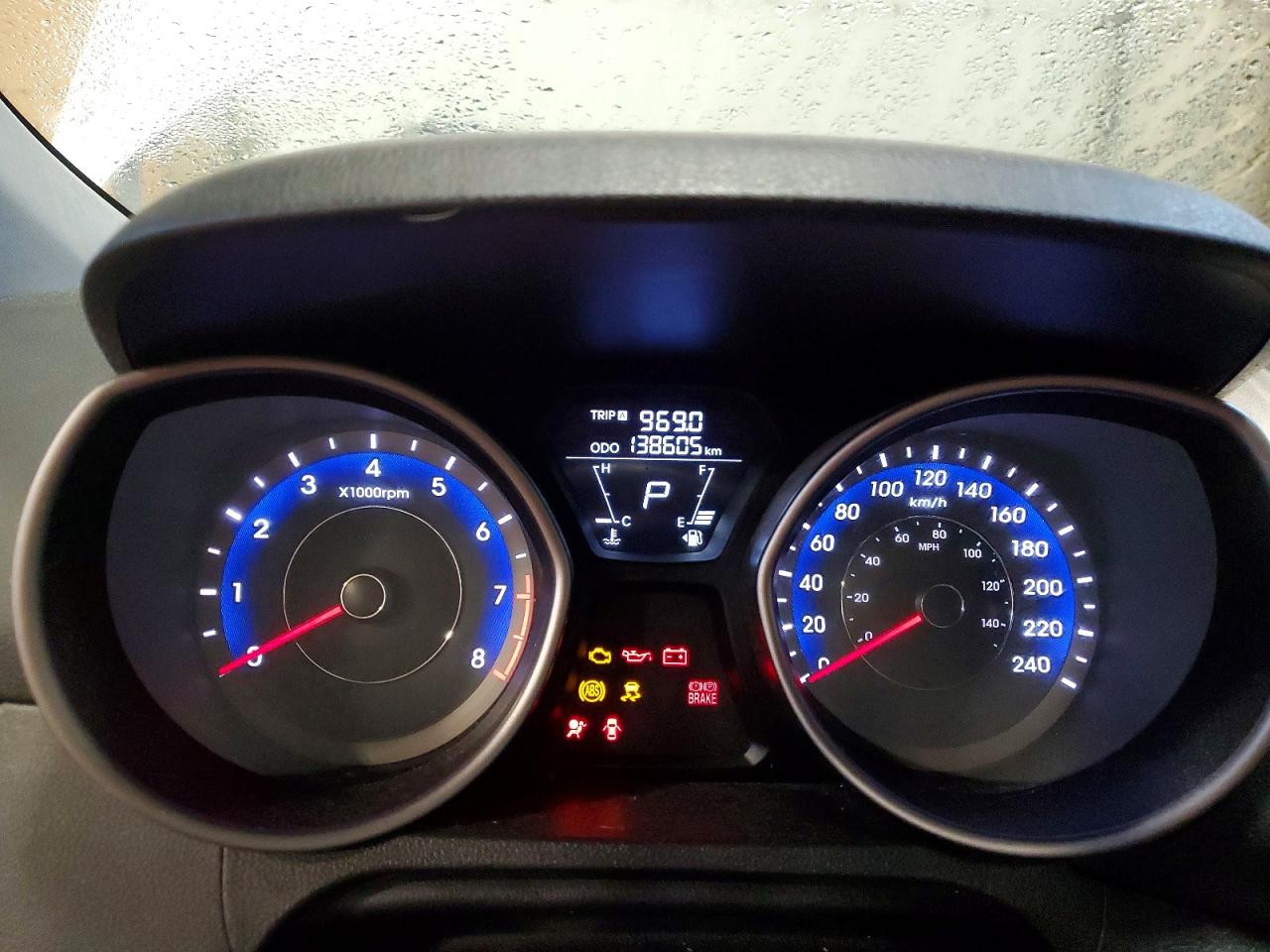 2013 Hyundai Elantra Gls 2dr White vin: KMHDH6AEXDU023383