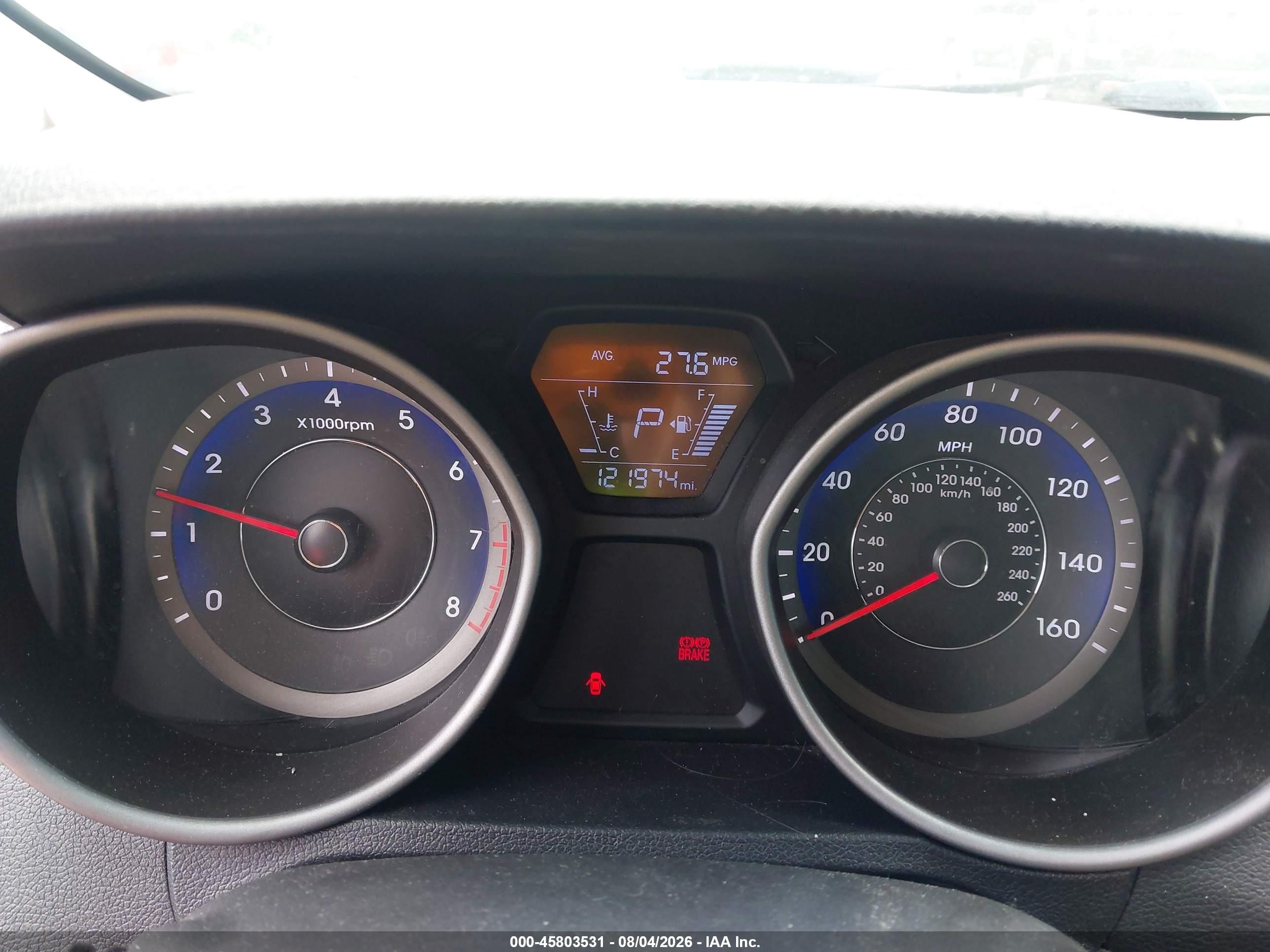 2014 Hyundai Elantra   White vin: KMHDH6AH0EU028524