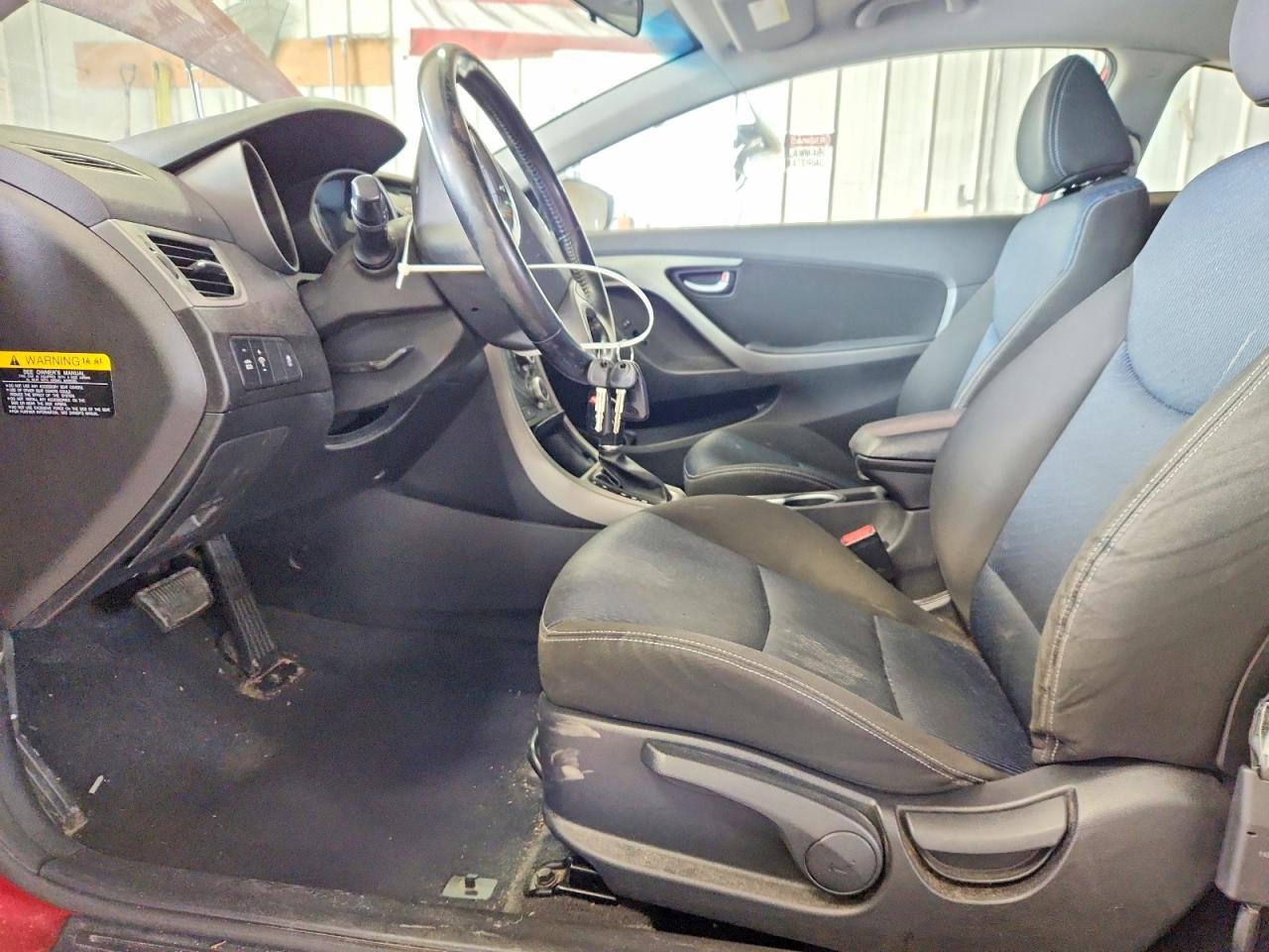2014 Hyundai Elantra Coupe Base Red vin: KMHDH6AH2EU028430