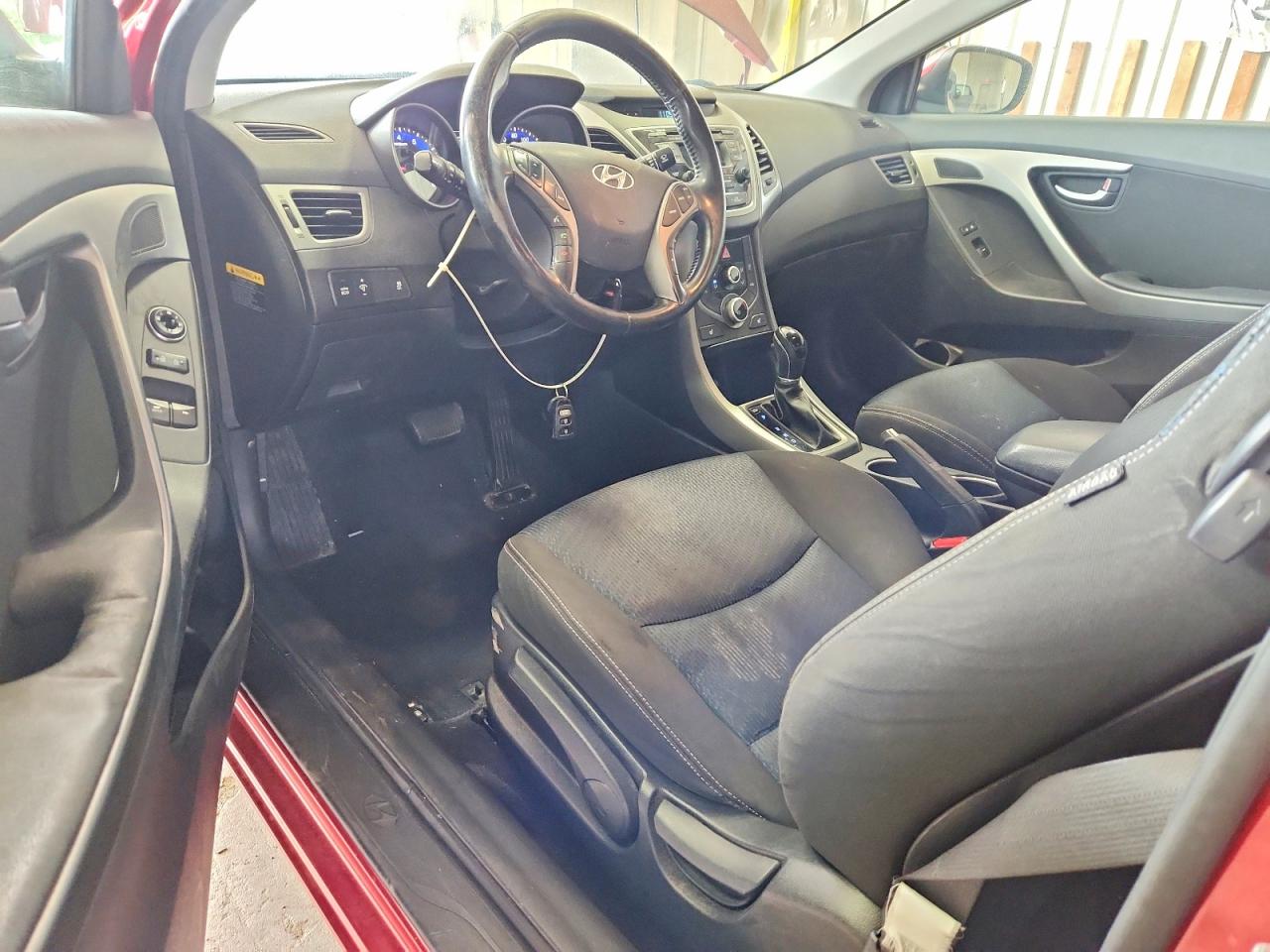 2014 Hyundai Elantra Coupe Base Red vin: KMHDH6AH2EU028430
