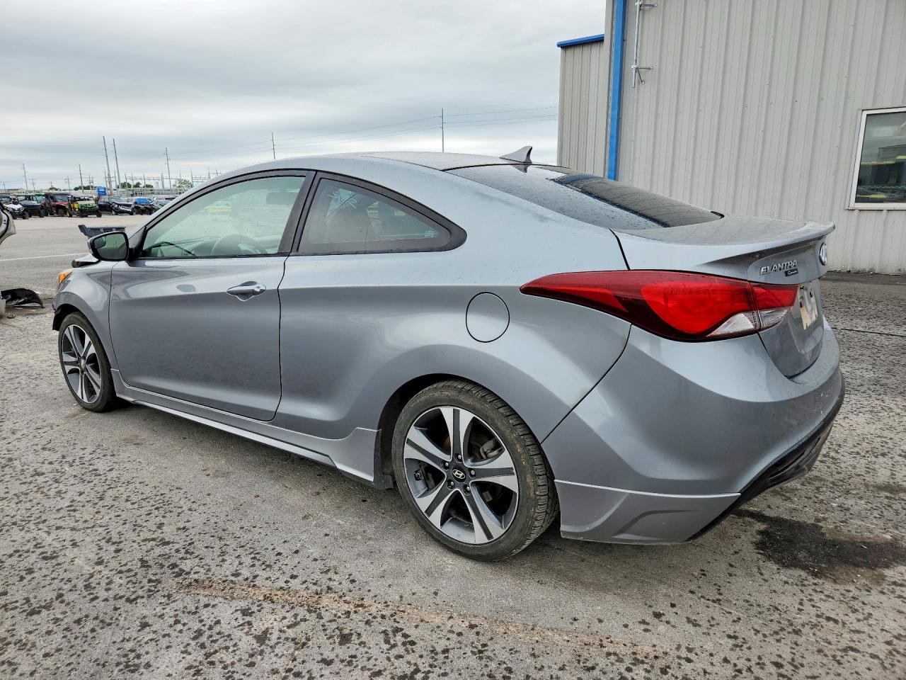 2014 Hyundai Elantra Coupe Base Silver vin: KMHDH6AH3EU029330