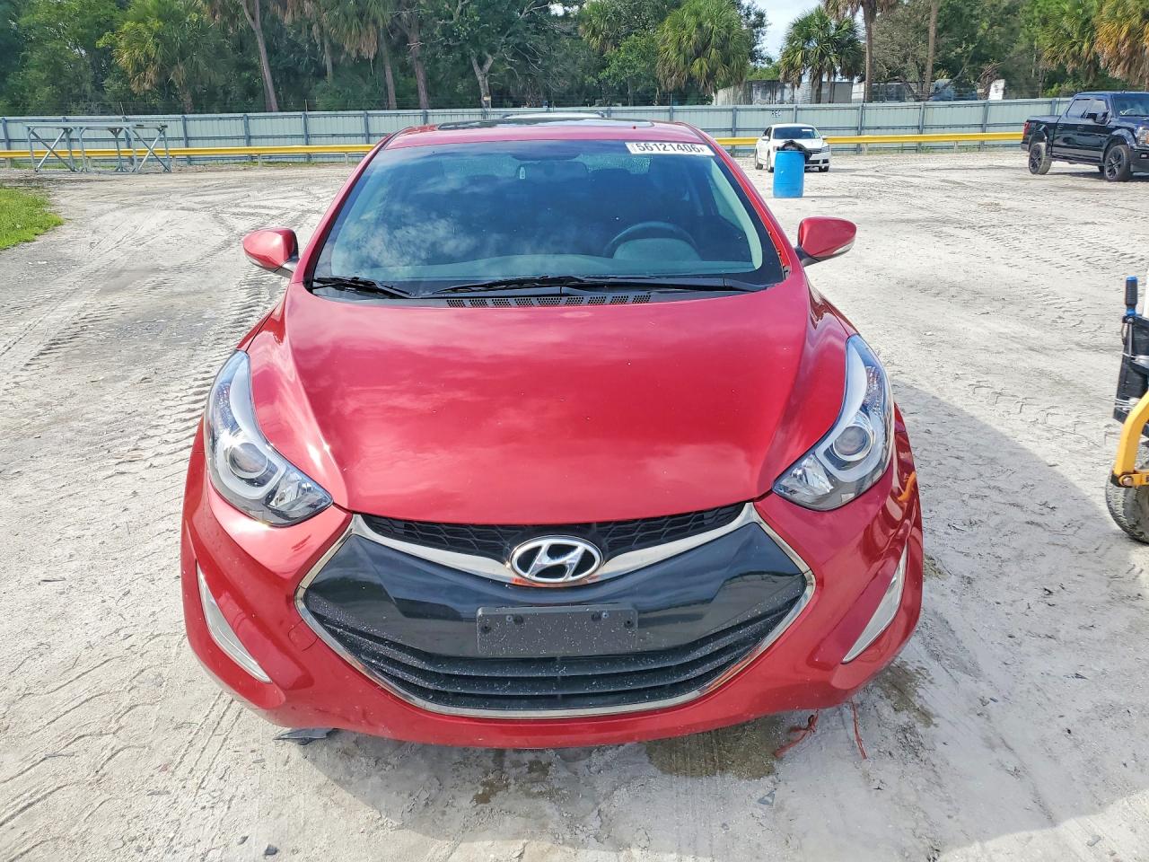 2014 Hyundai Elantra Coupe Base Красный vin: KMHDH6AH4EU024217