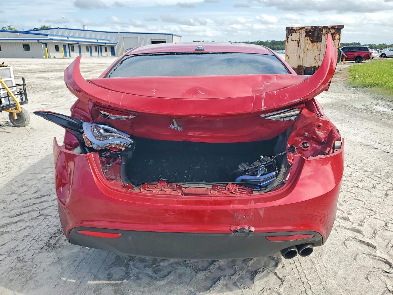 2014 Hyundai Elantra Coupe Base Красный vin: KMHDH6AH4EU024217