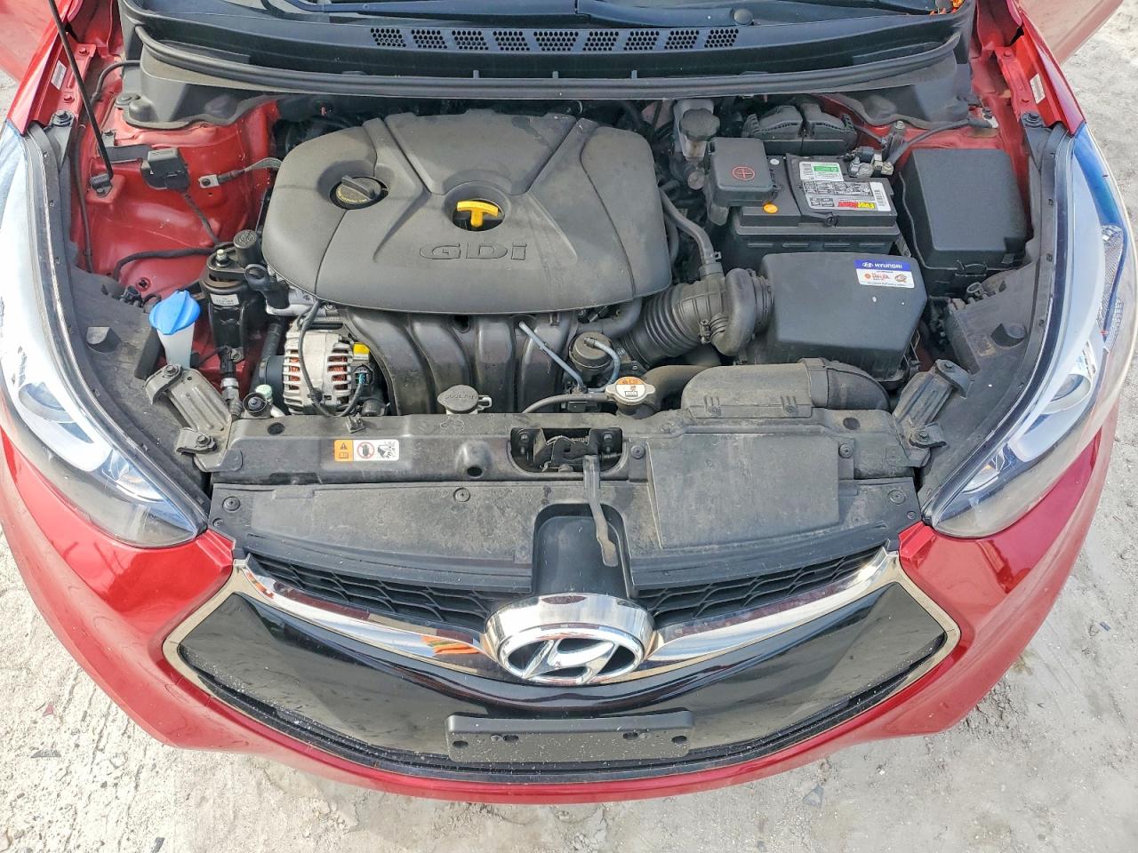 2014 Hyundai Elantra Coupe Base Красный vin: KMHDH6AH4EU024217