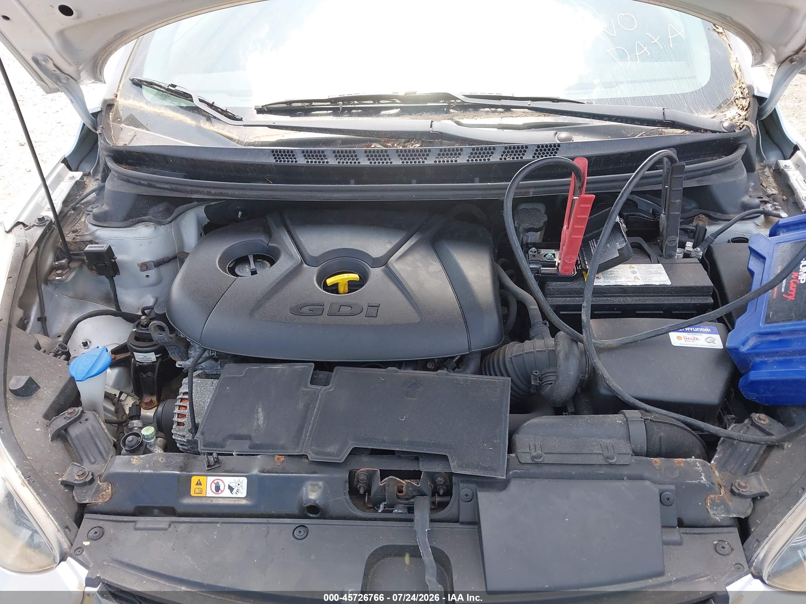 2014 Hyundai Elantra   Серебряный vin: KMHDH6AH4EU026484