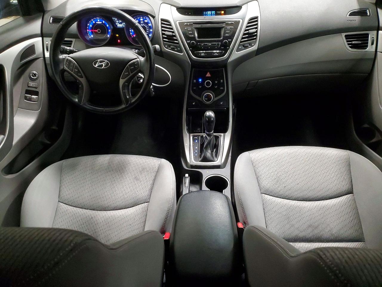 2014 Hyundai Elantra Coupe Base Черный vin: KMHDH6AH4EU028493