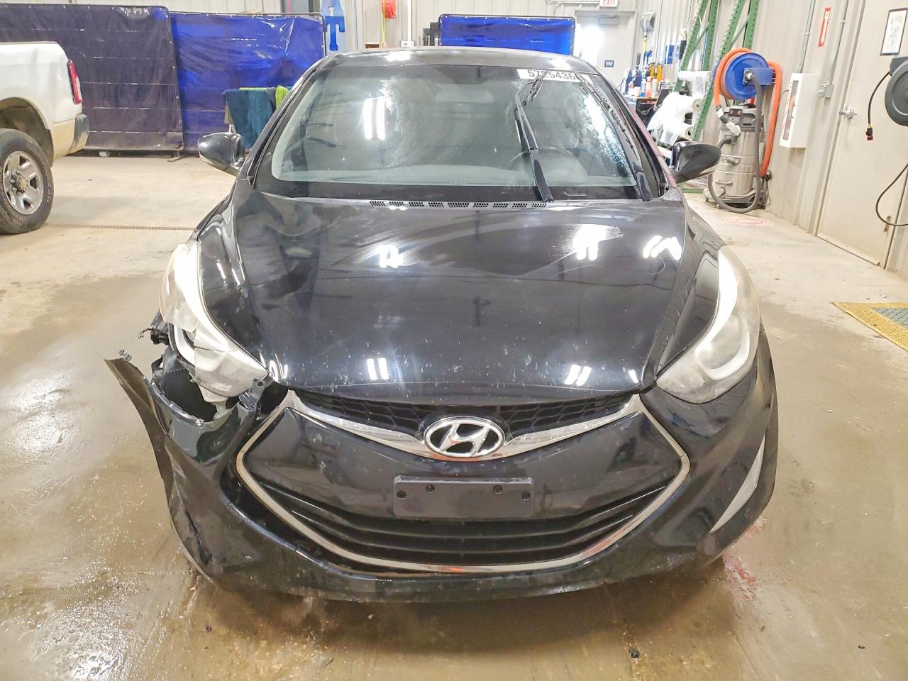 2014 Hyundai Elantra Coupe Base Черный vin: KMHDH6AH4EU028493