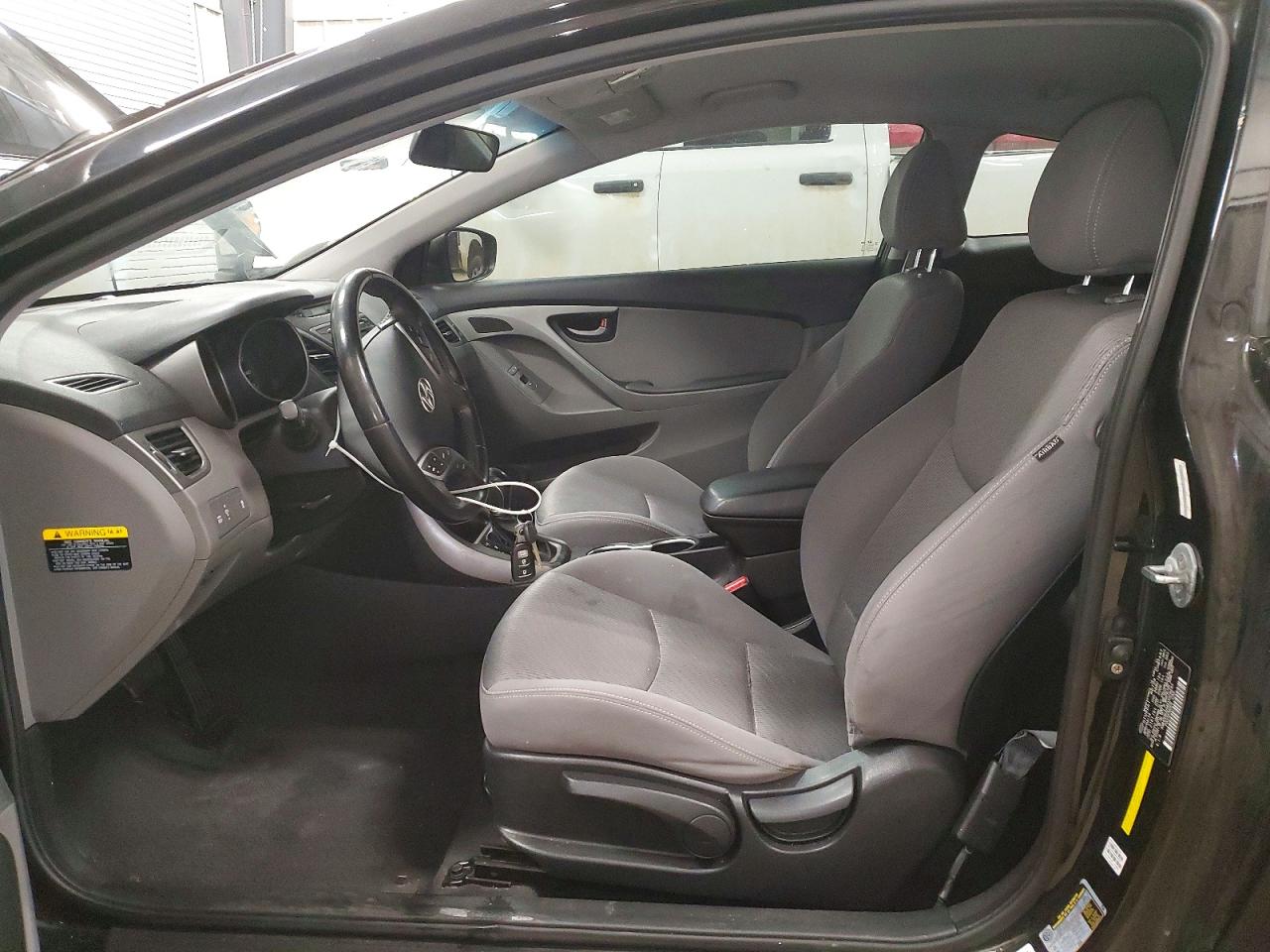 2014 Hyundai Elantra Coupe Base Черный vin: KMHDH6AH4EU028493