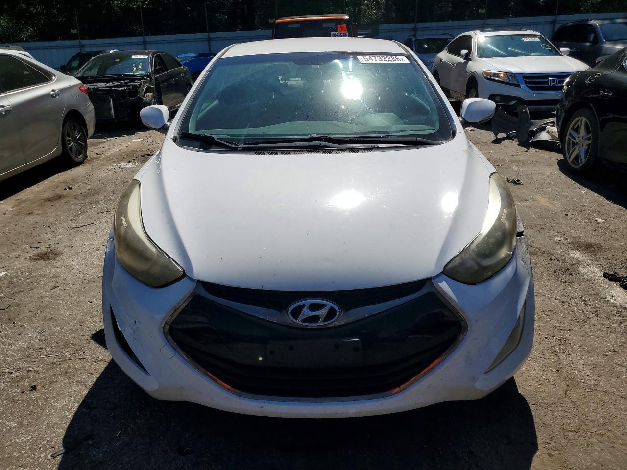 2014 Hyundai Elantra Coupe Base White vin: KMHDH6AH5EU025599