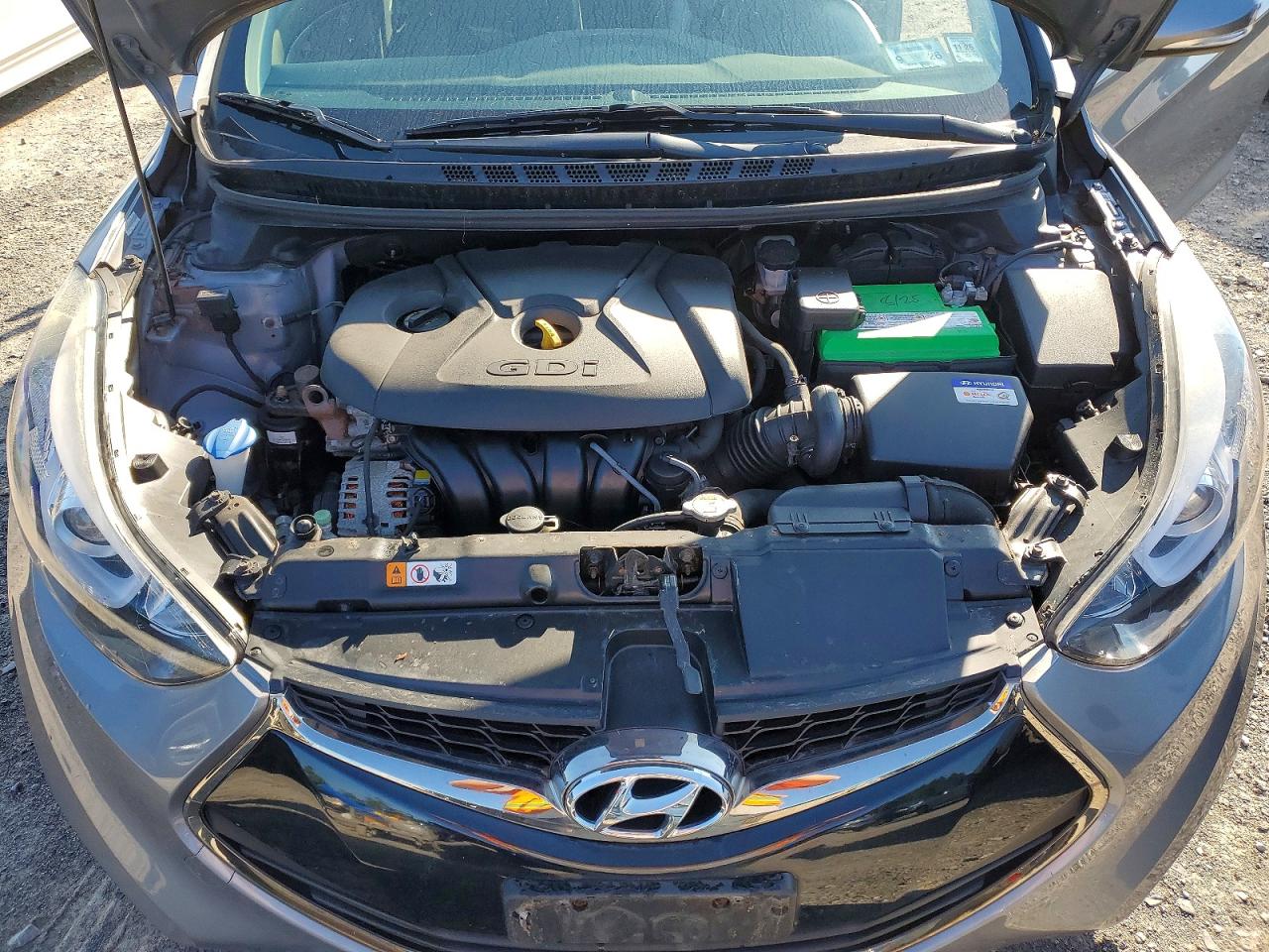2014 Hyundai Elantra Coupe Base Silver vin: KMHDH6AH5EU025960