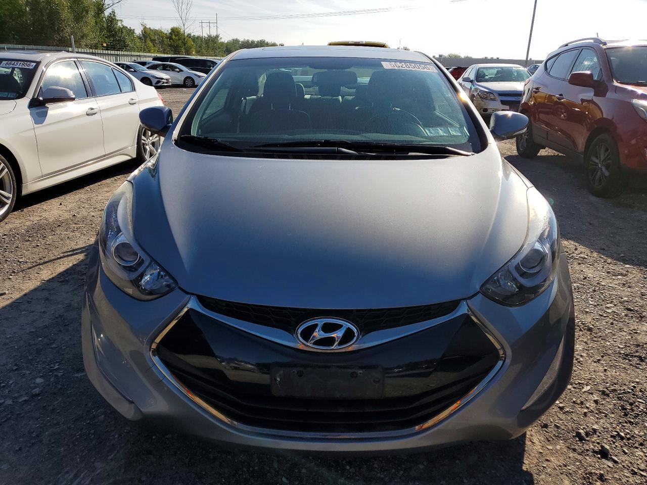 2014 Hyundai Elantra Coupe Base Silver vin: KMHDH6AH5EU025960
