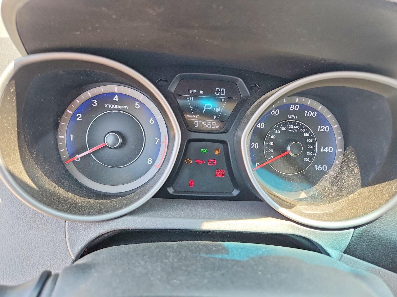 2014 Hyundai Elantra Coupe Base Синий vin: KMHDH6AH6EU025272