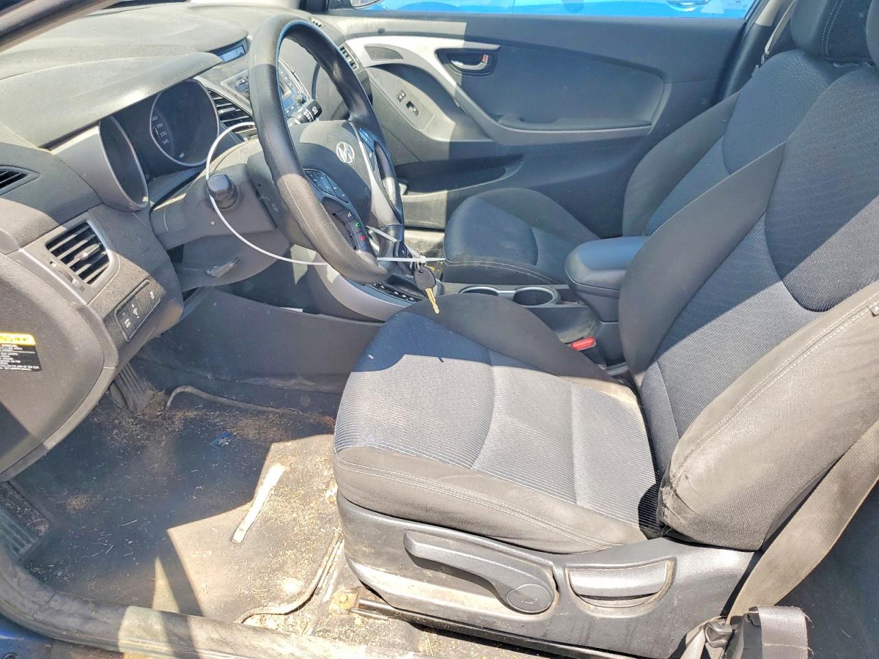 2014 Hyundai Elantra Coupe Base Blue vin: KMHDH6AH7EU027144