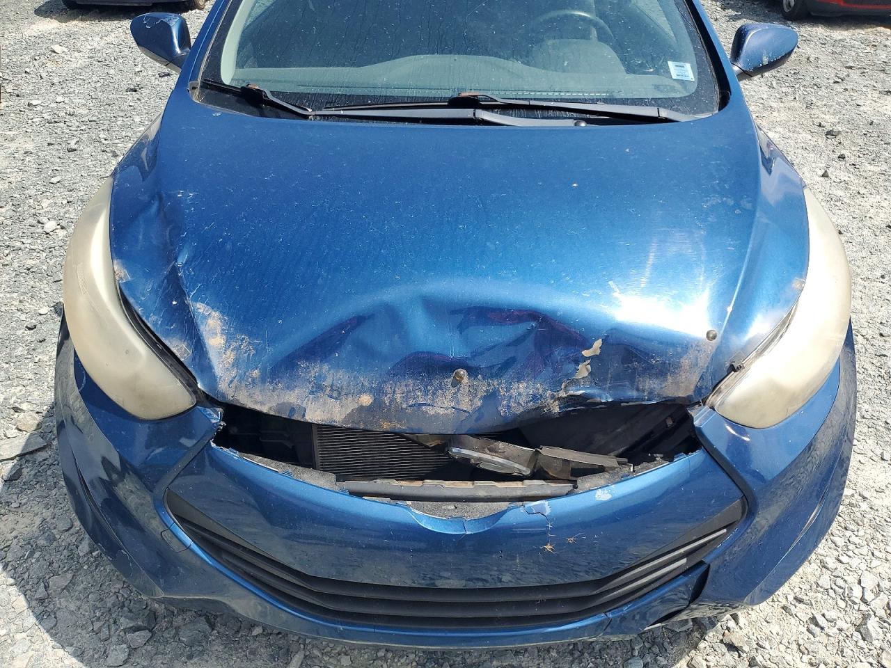 2014 Hyundai Elantra Coupe Base Blue vin: KMHDH6AH7EU027144