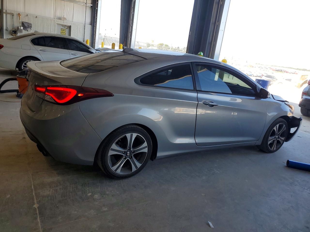 2014 Hyundai Elantra Coupe Base Gray vin: KMHDH6AH8EU026763