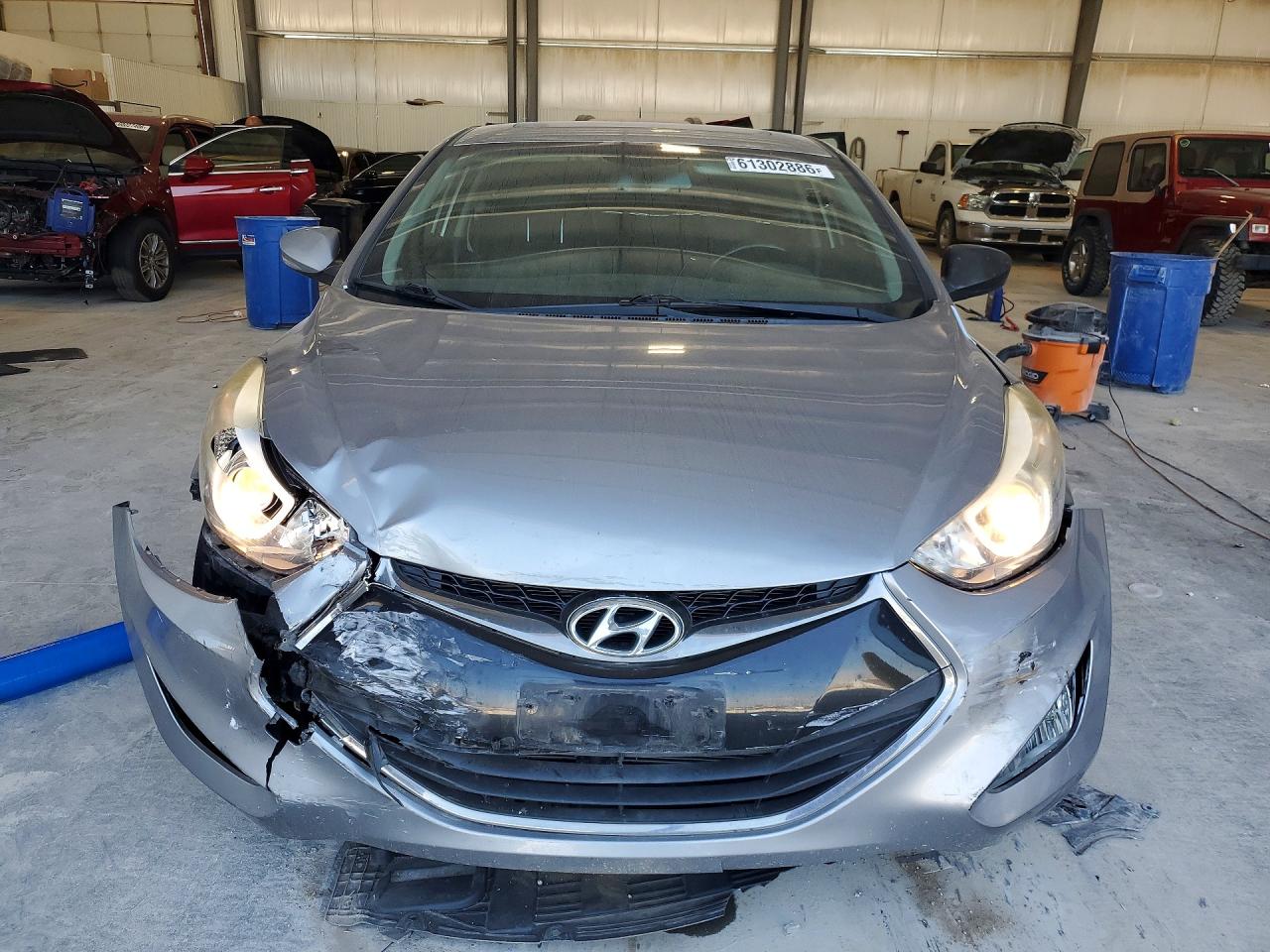 2014 Hyundai Elantra Coupe Base Gray vin: KMHDH6AH8EU026763