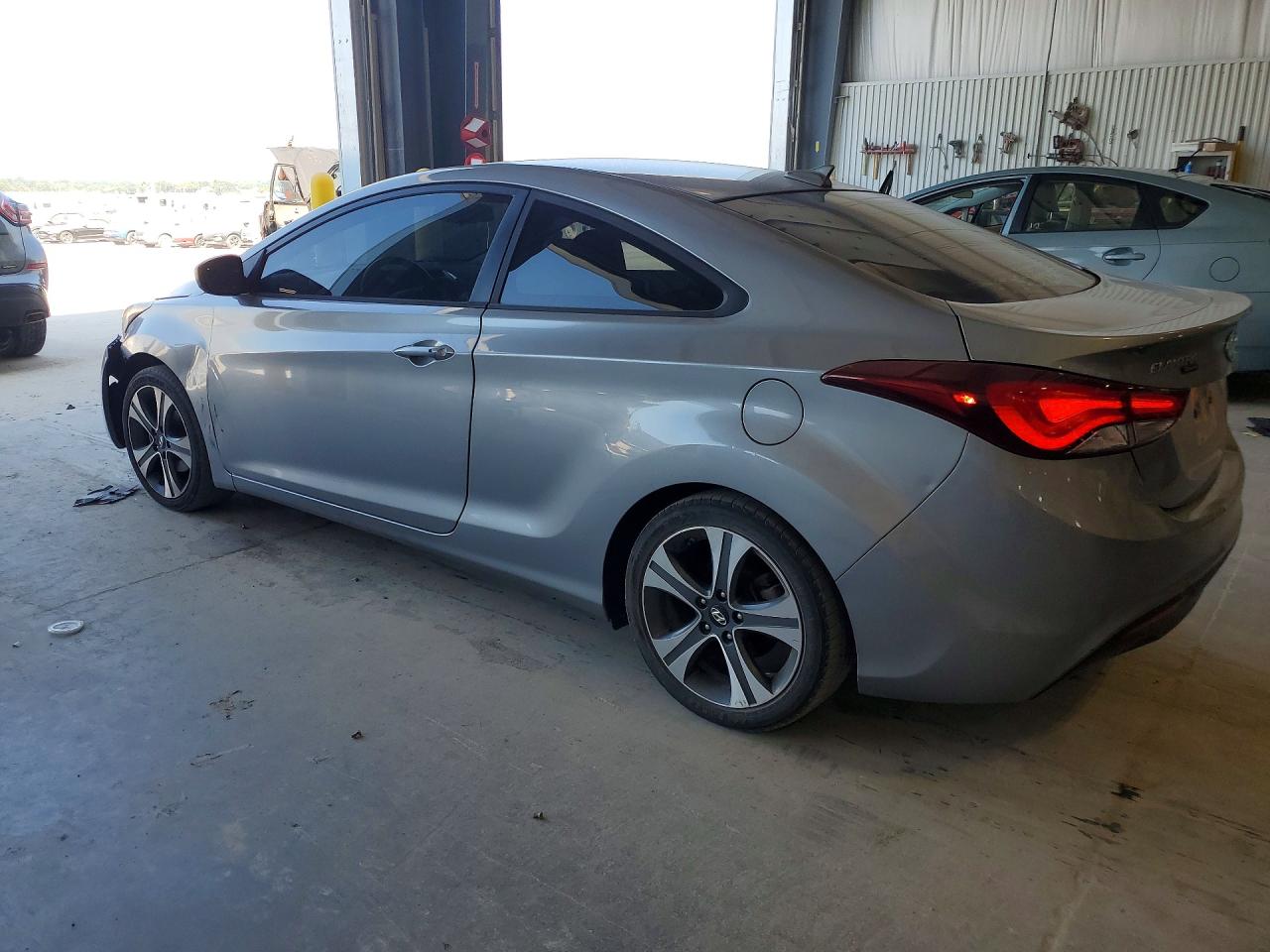 2014 Hyundai Elantra Coupe Base Gray vin: KMHDH6AH8EU026763