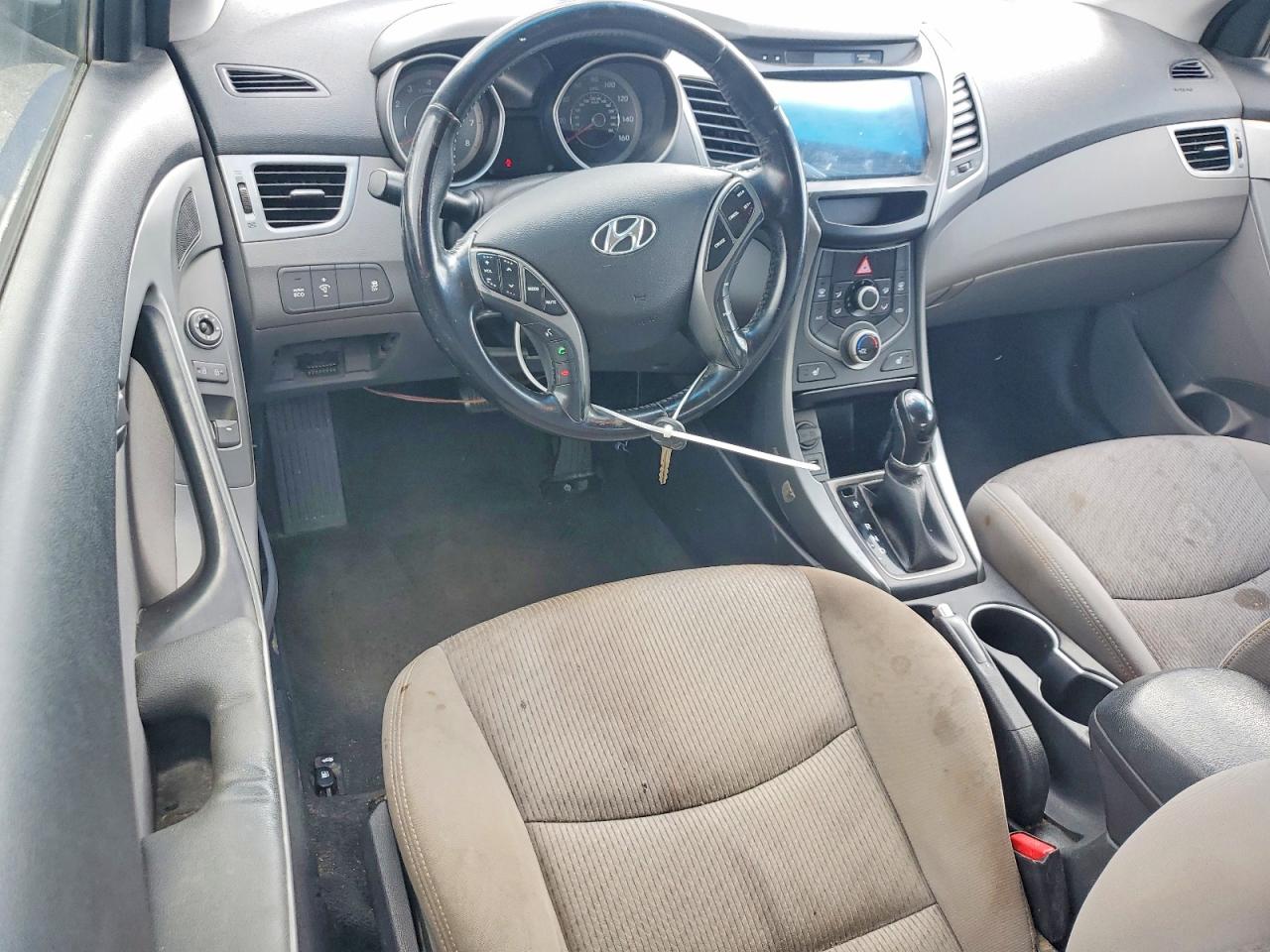 2014 Hyundai Elantra Coupe Base Blue vin: KMHDH6AH9EU024844