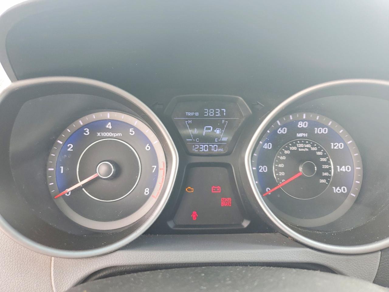 2014 Hyundai Elantra Coupe Base Blue vin: KMHDH6AH9EU024844